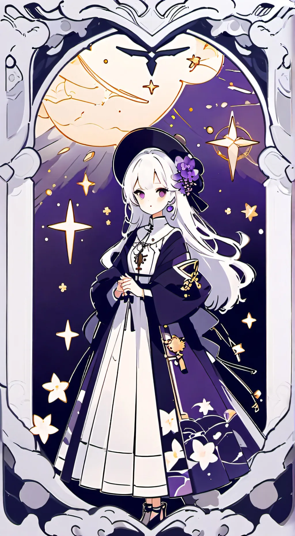 ai character: HA x DW background