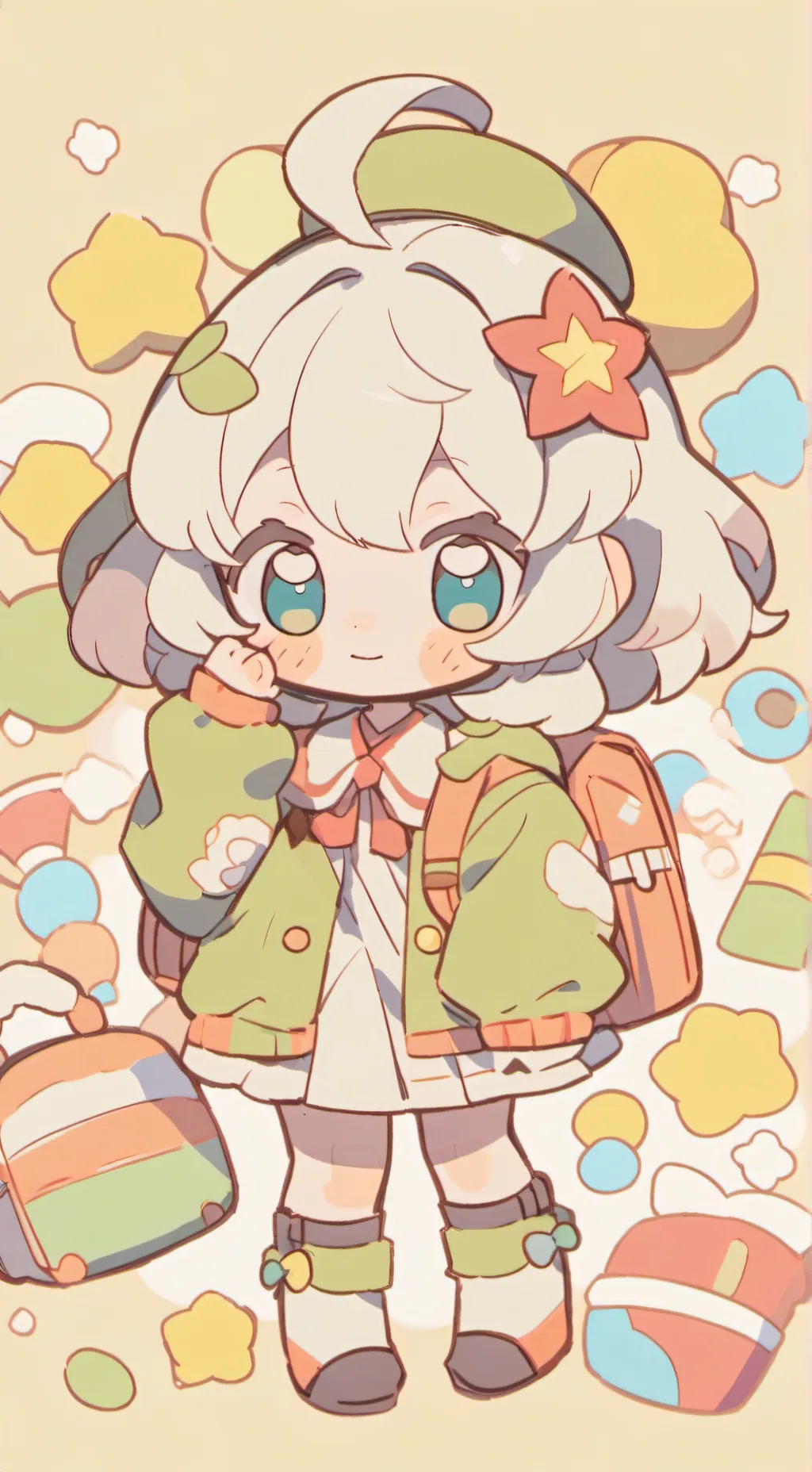 ai character: Sprunki daycare  background