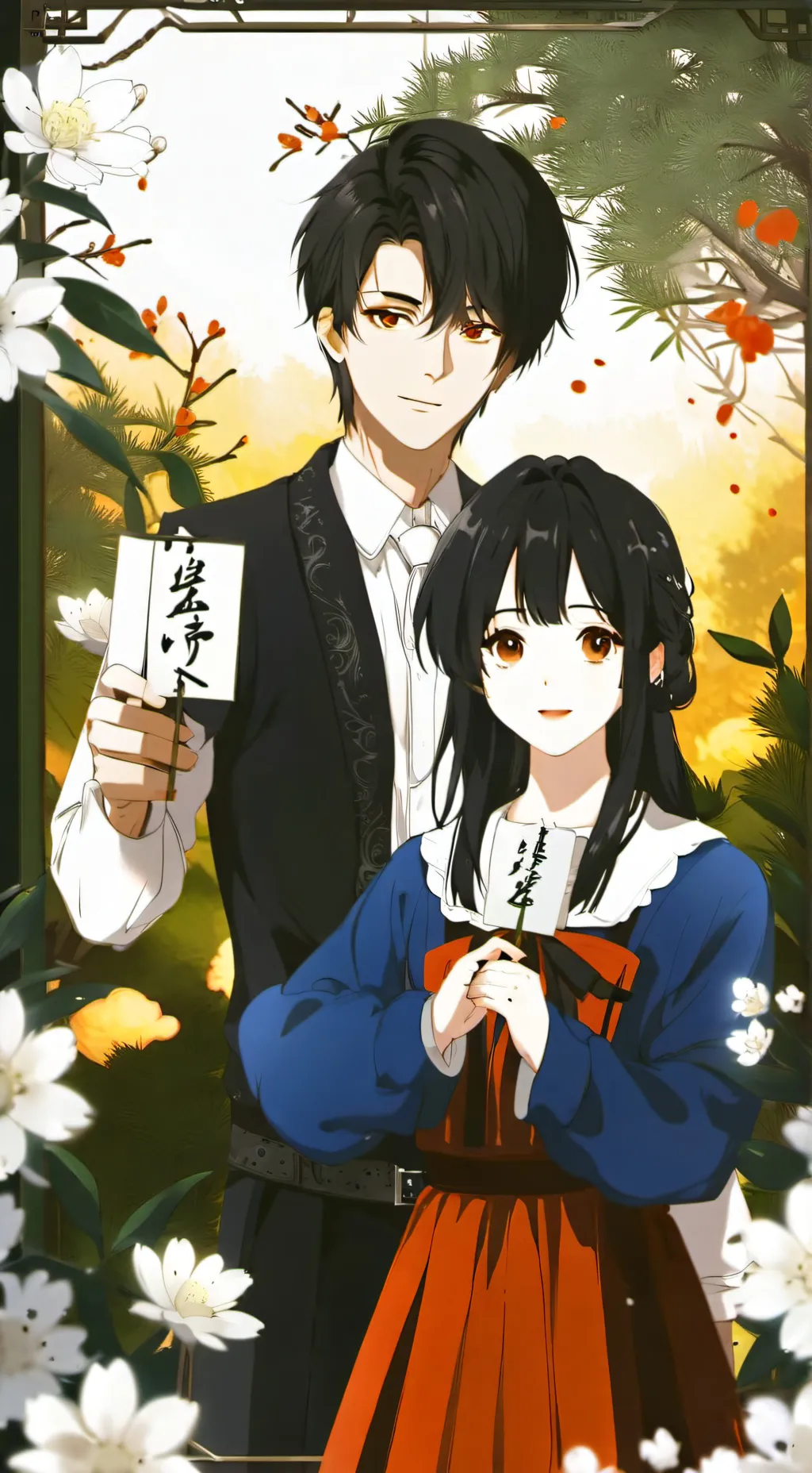 ai character: Freya and Michael background