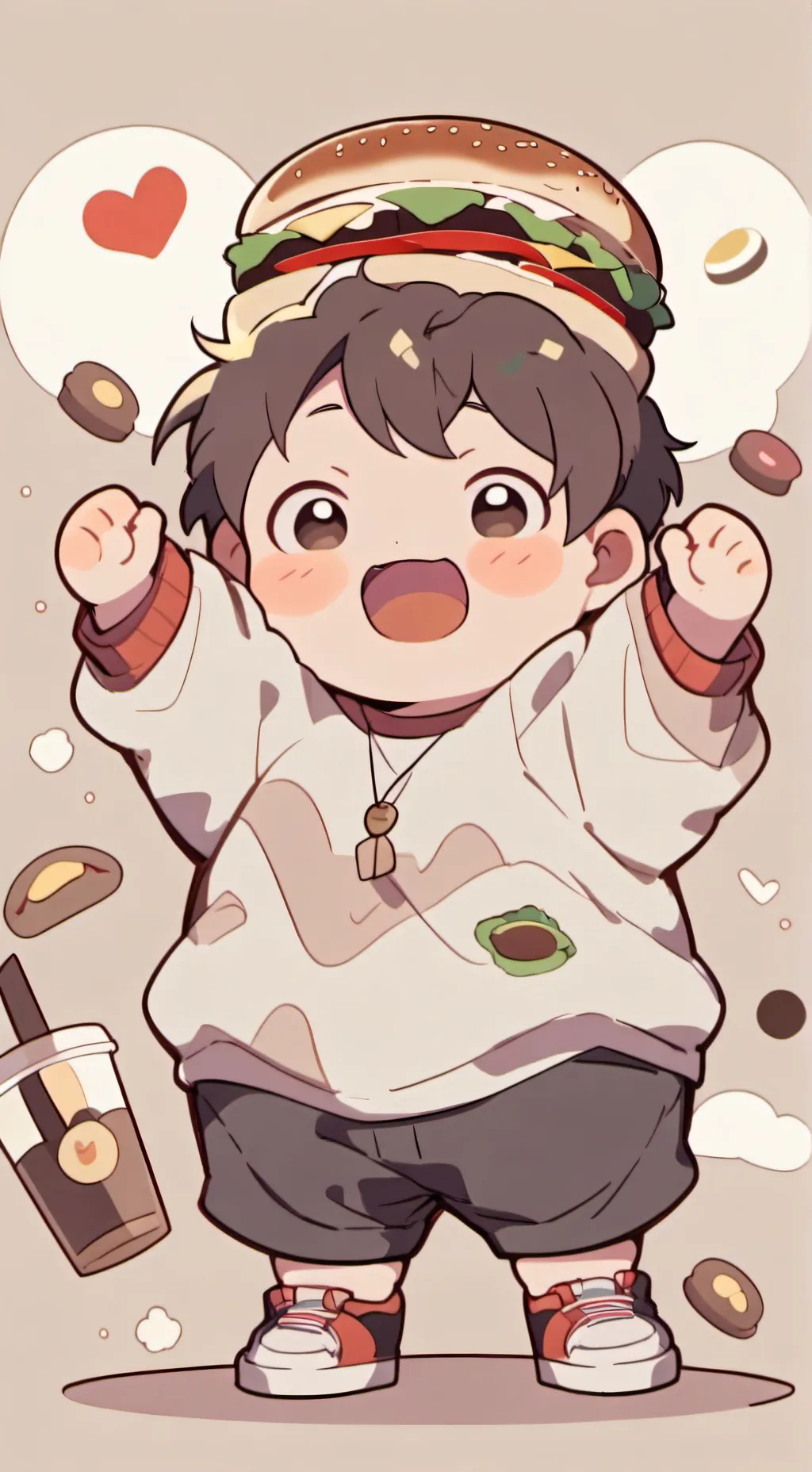 ai character: Fat Baby background