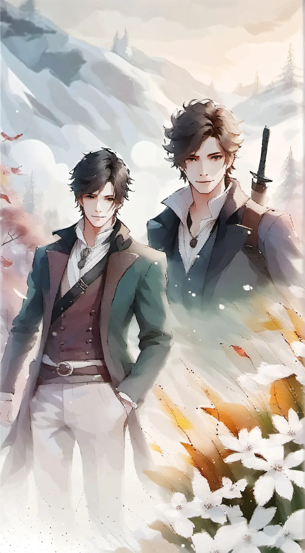 ai character: Alex and Tommy background