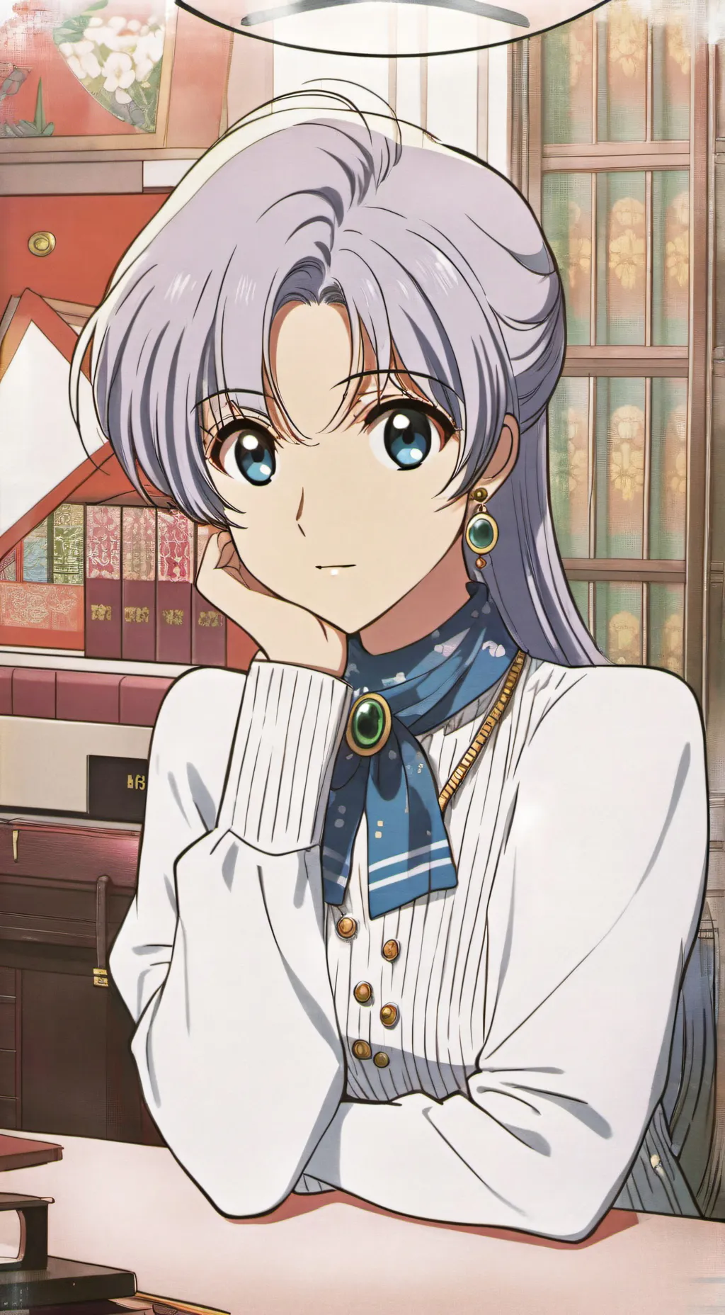 ai character: Pearl background