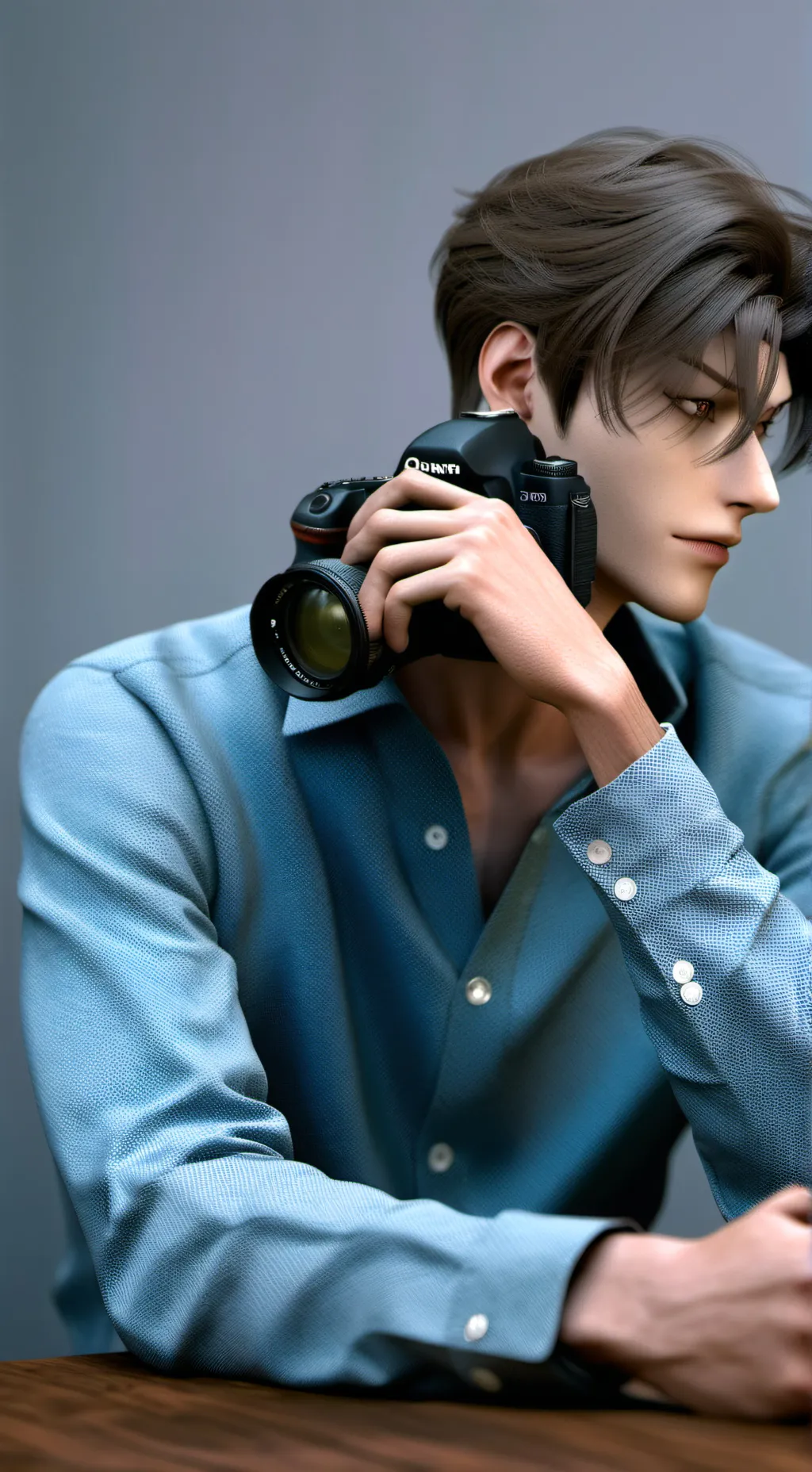 ai character: Миша background