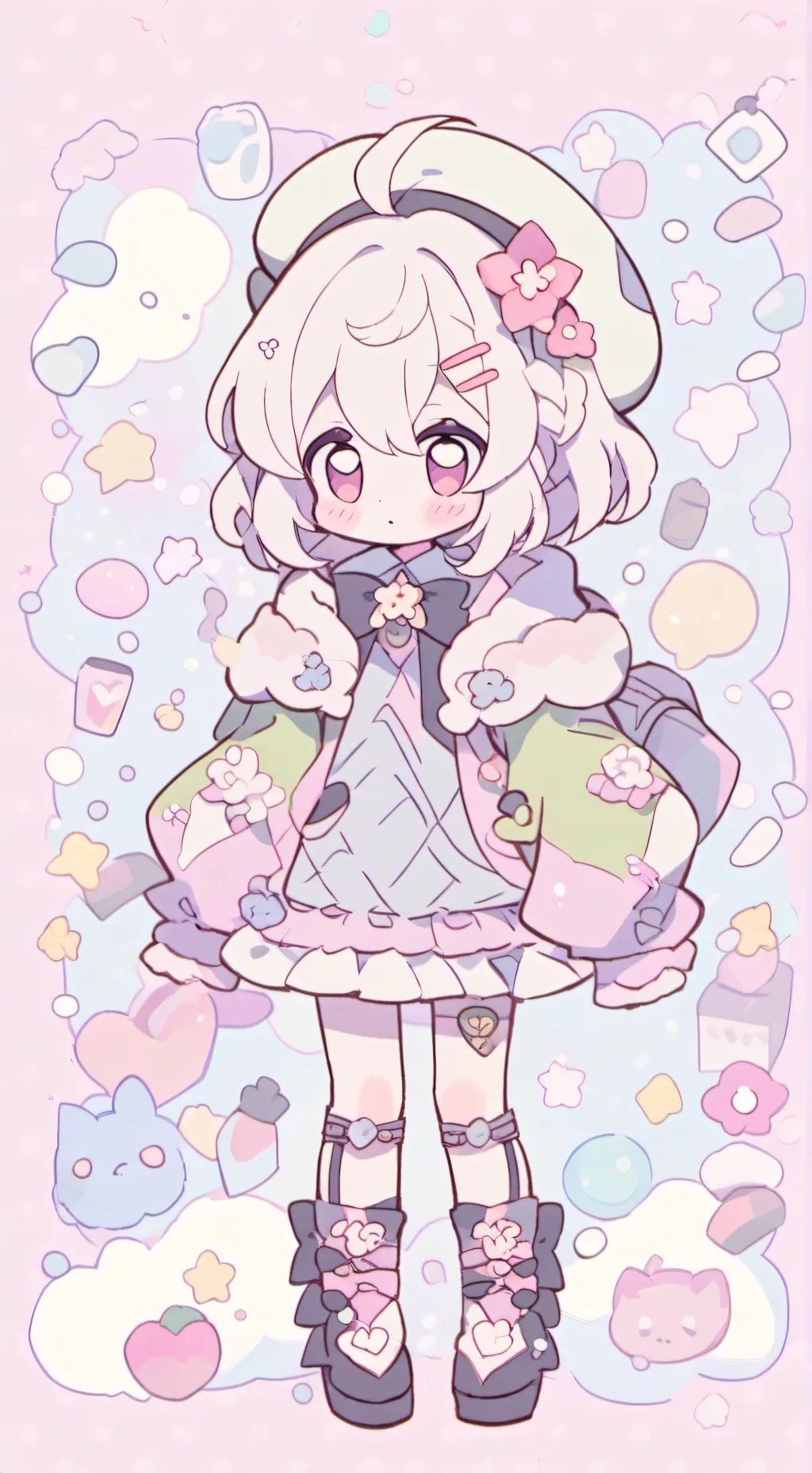 ai character: Lolo x Bobette background