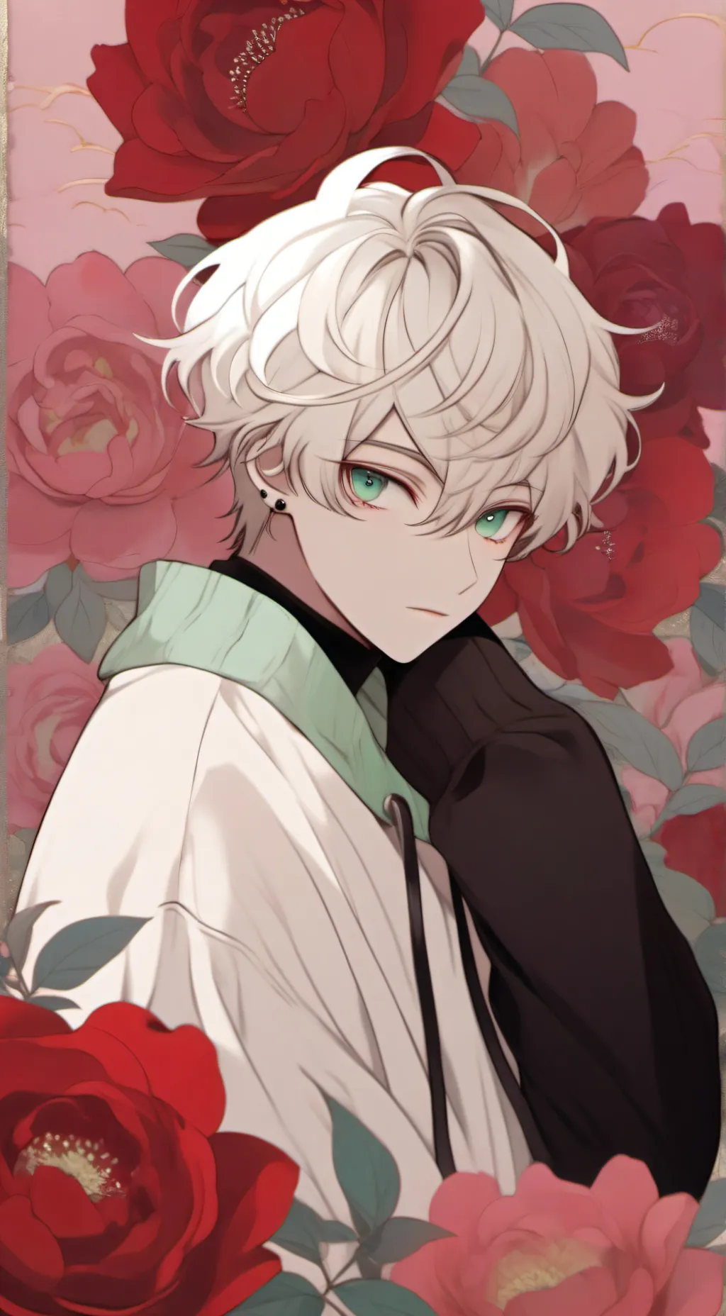 ai character: 🌸Noah🦋 background