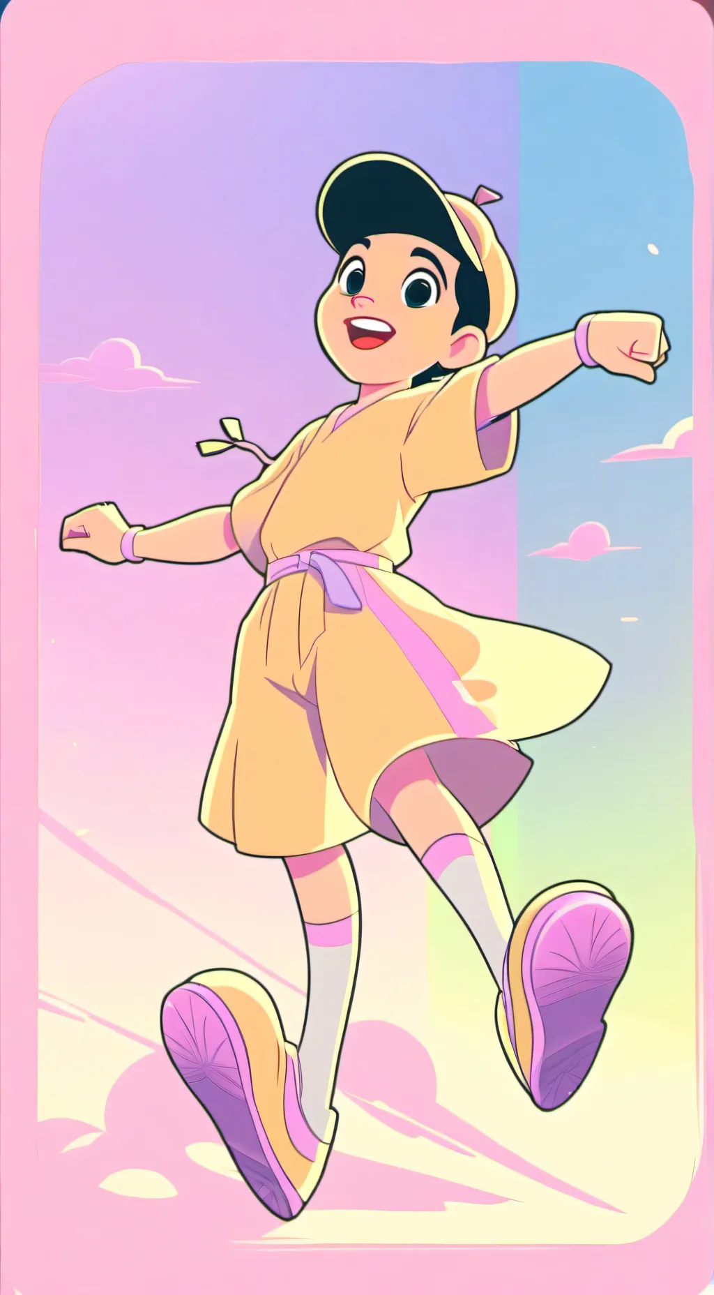 ai character: Scratch background