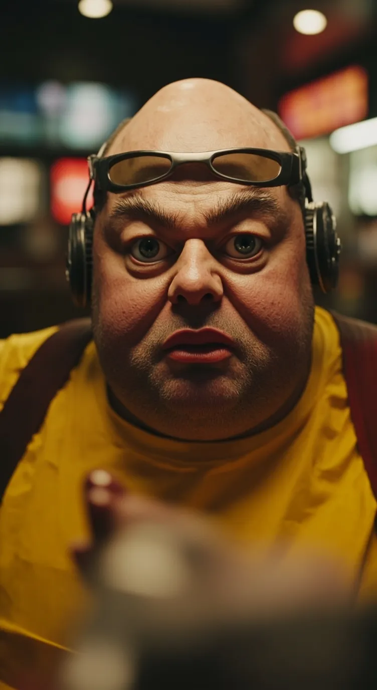 ai character: Fat guy background