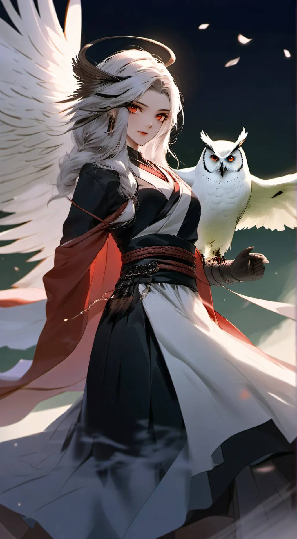 ai character: Luna Owlet  background