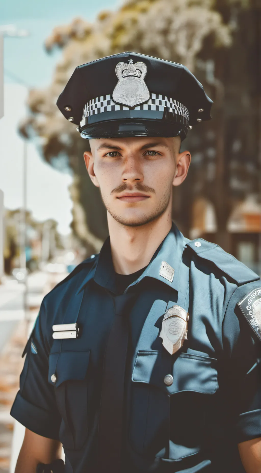 ai character: police job  background