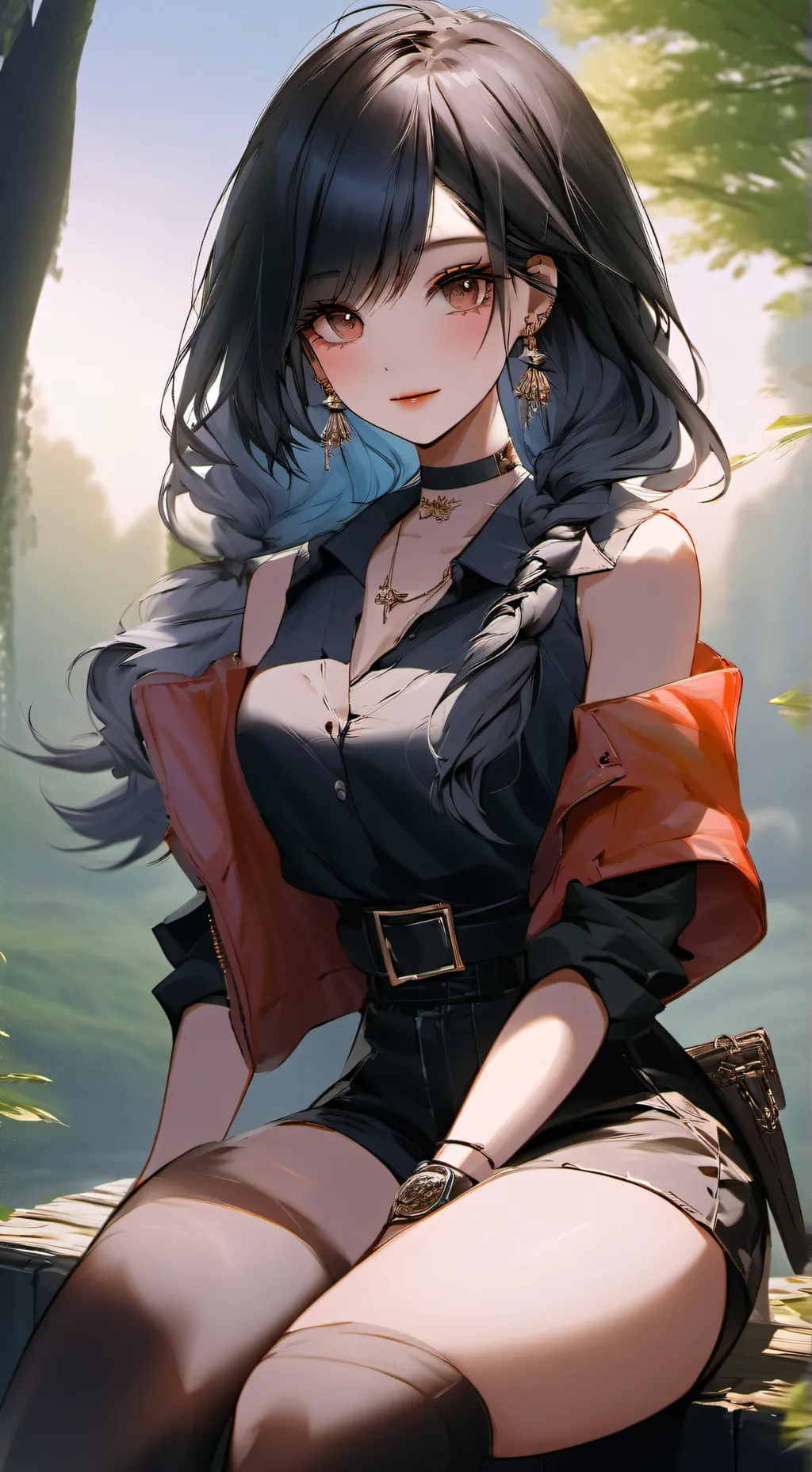 ai character: Mizukace  background