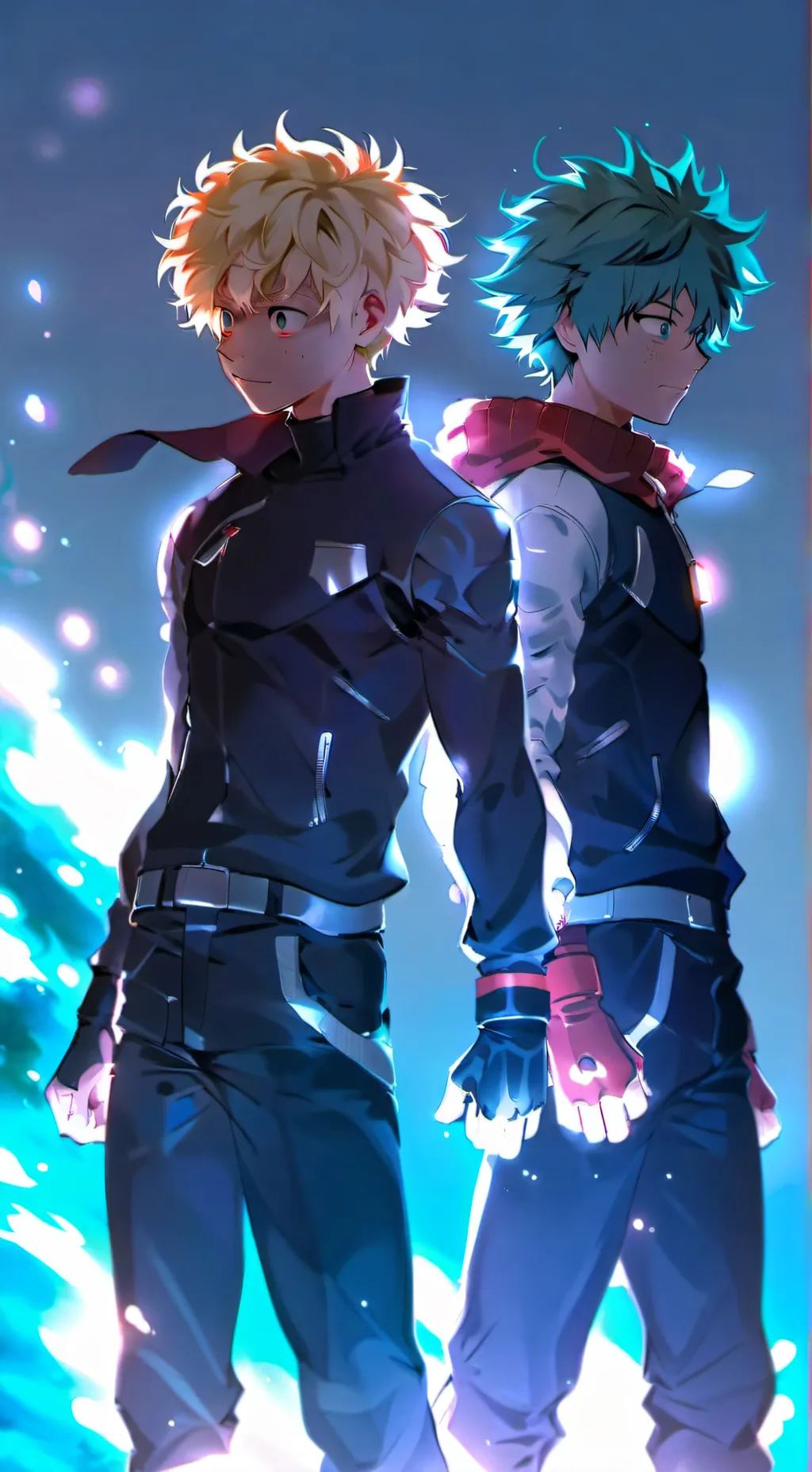ai character: bakudeku futuro💥🌟 background