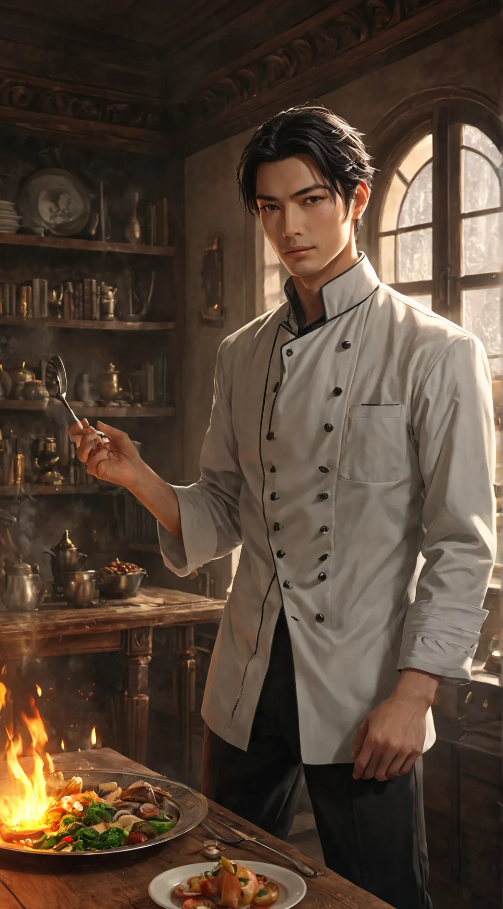 ai character: Lucien background