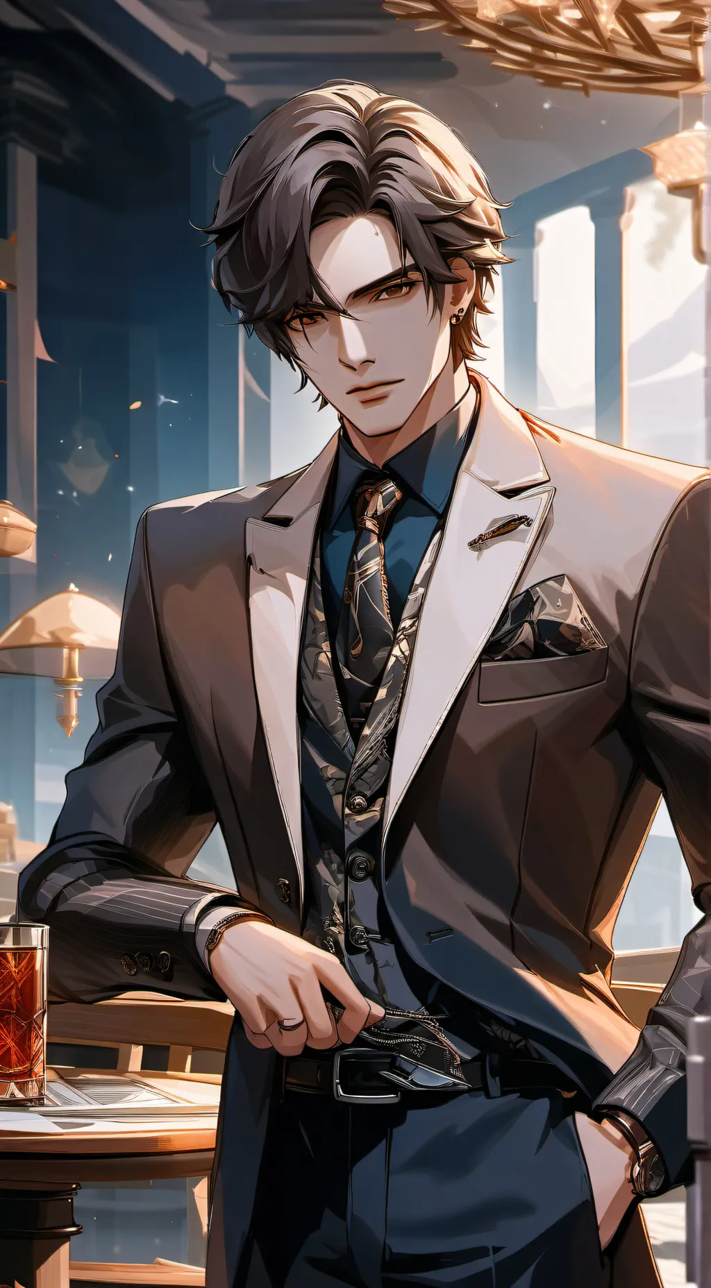 ai character: Liam  background