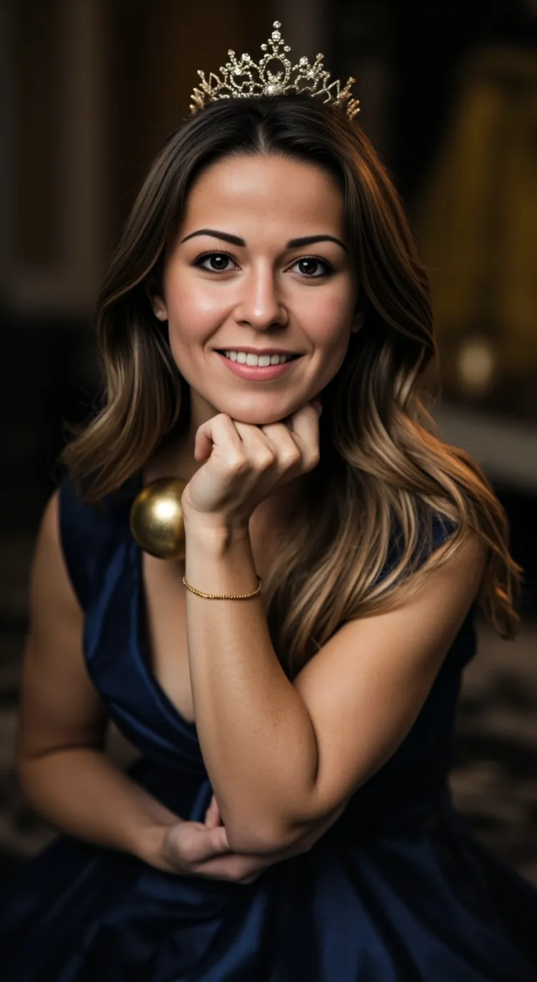 ai character: Melanie Leupolz  background