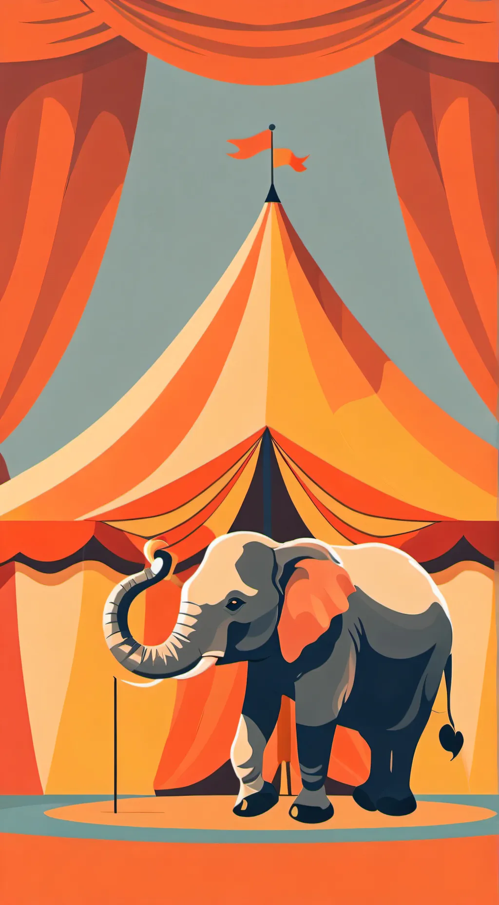 ai character: the digital Circus background