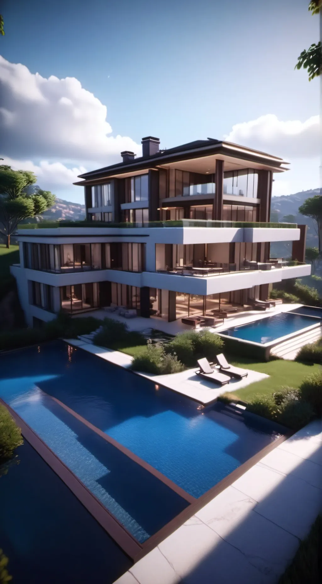 ai character: 🏄‍♂️ summer pool🎉 background