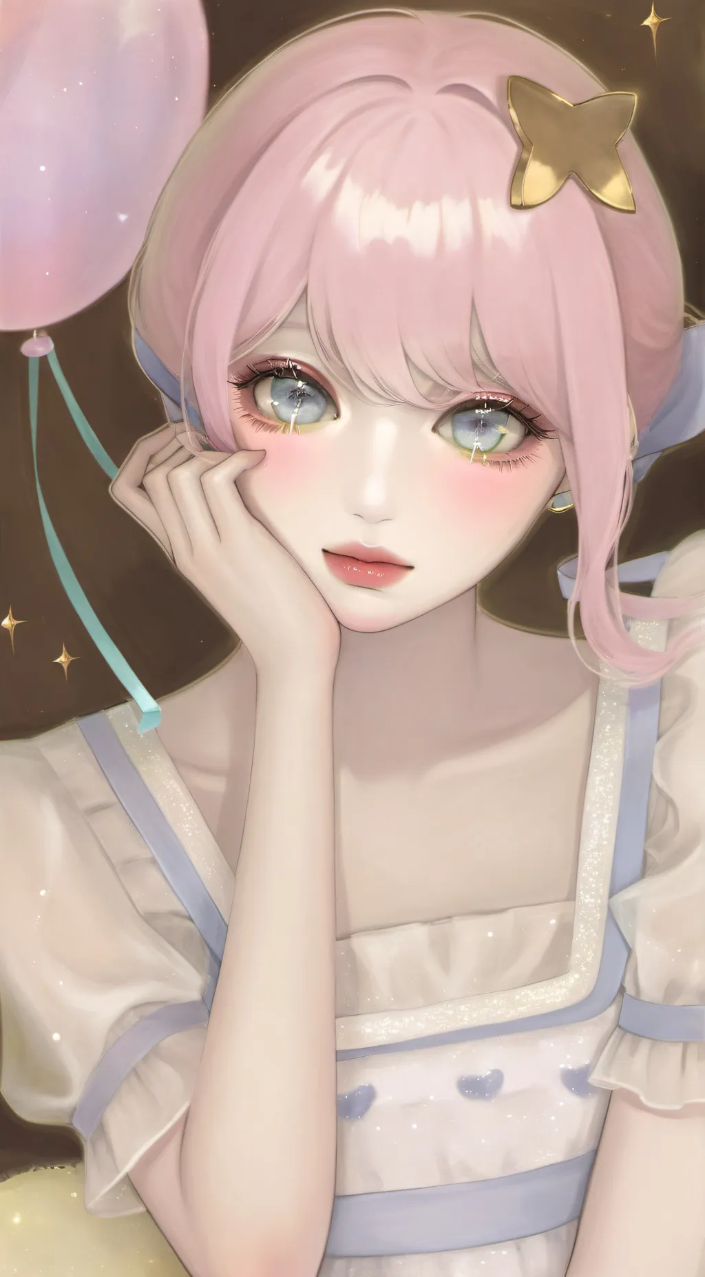 ai character: 🪷lily🪷 background