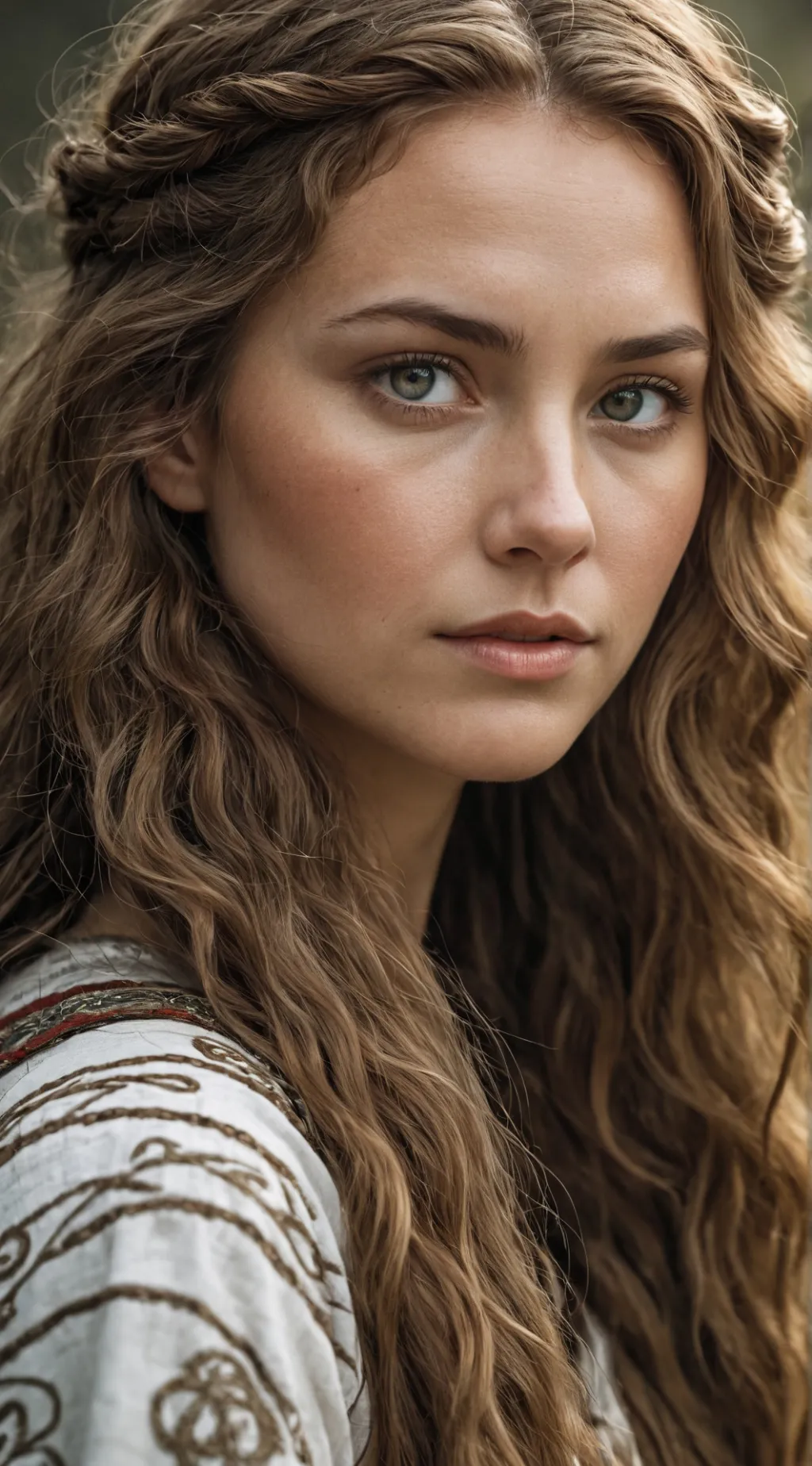 ai character: Faye of God of War Ragnarök background