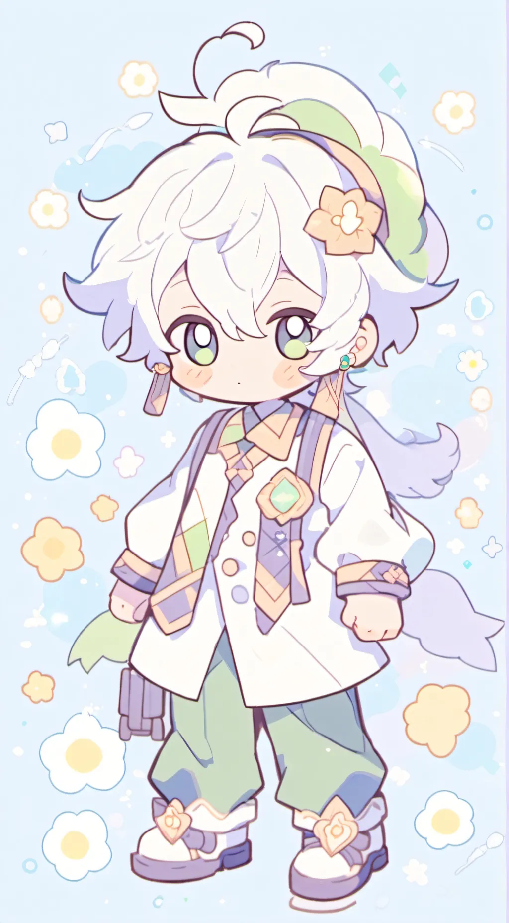 ai character: Dandy(again) background