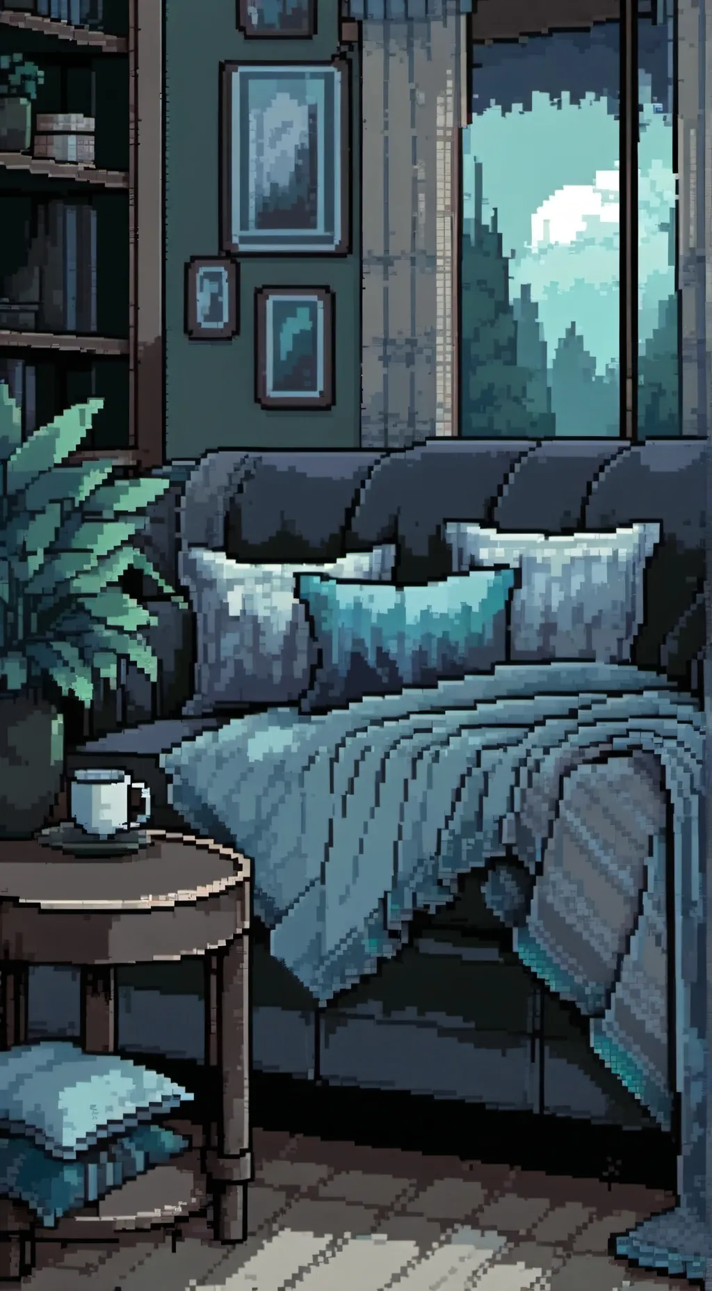 ai character: Sleepover background