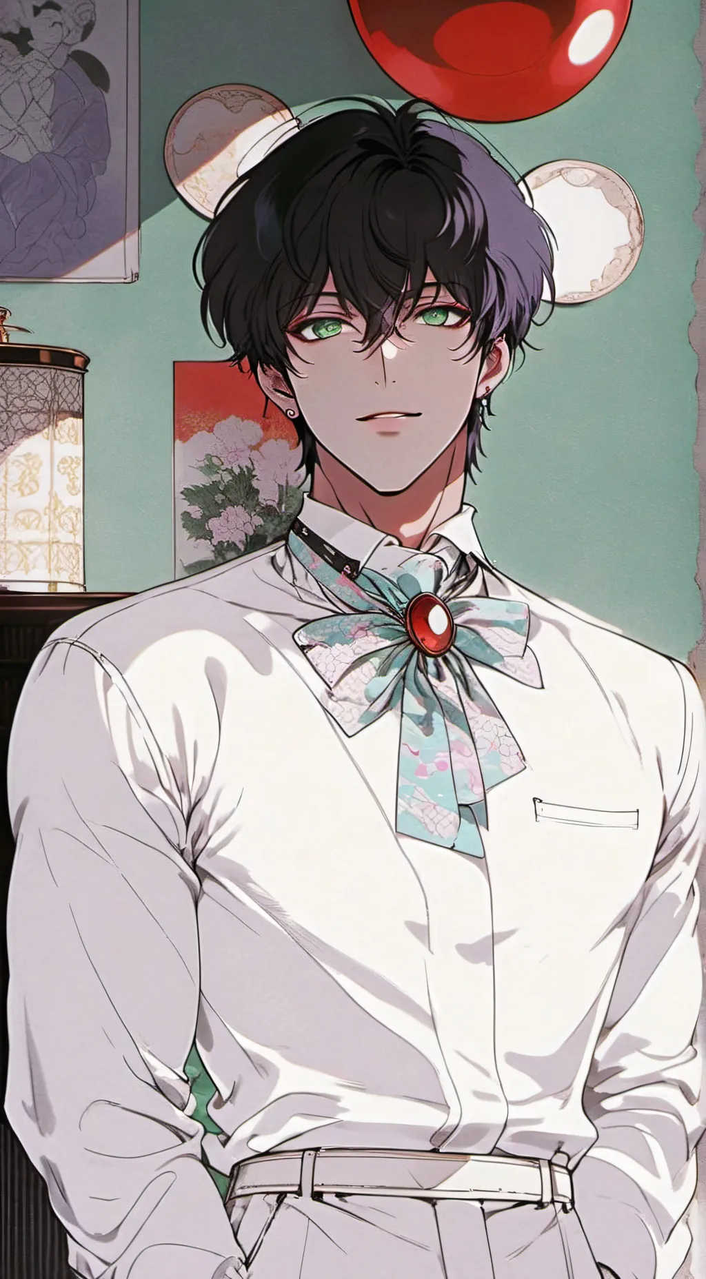 ai character: Kenjiro  background