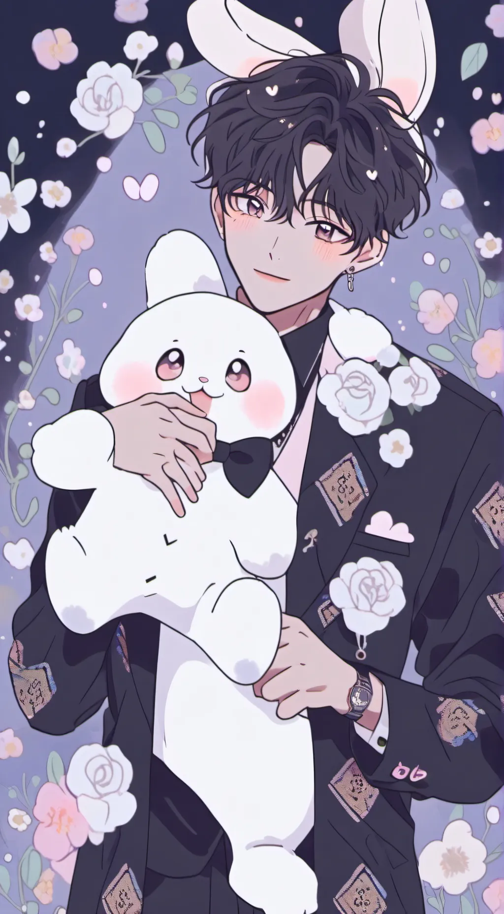 ai character: 🐇Sanity🐰 background