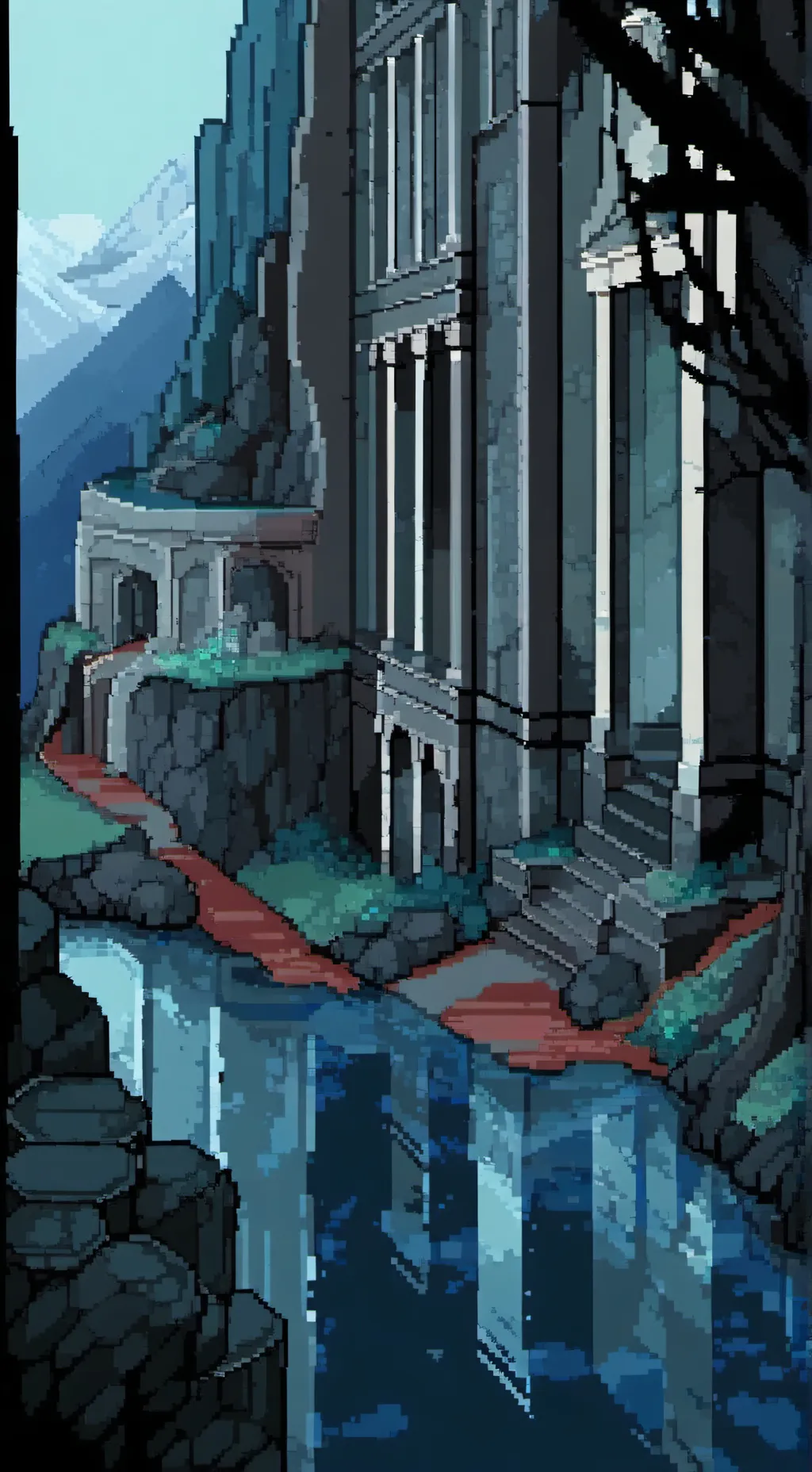 ai character: Blu background