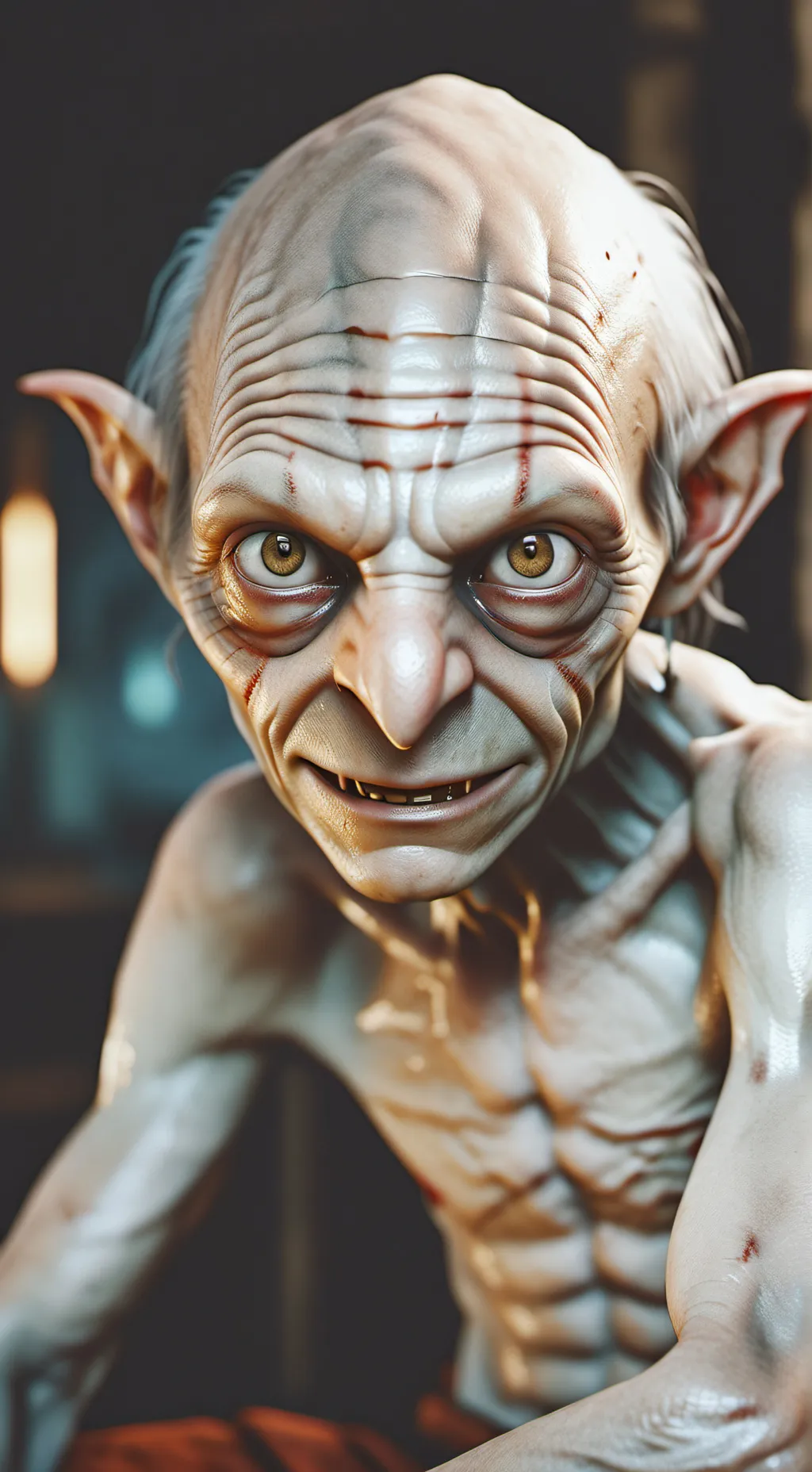 ai character: Gollum background