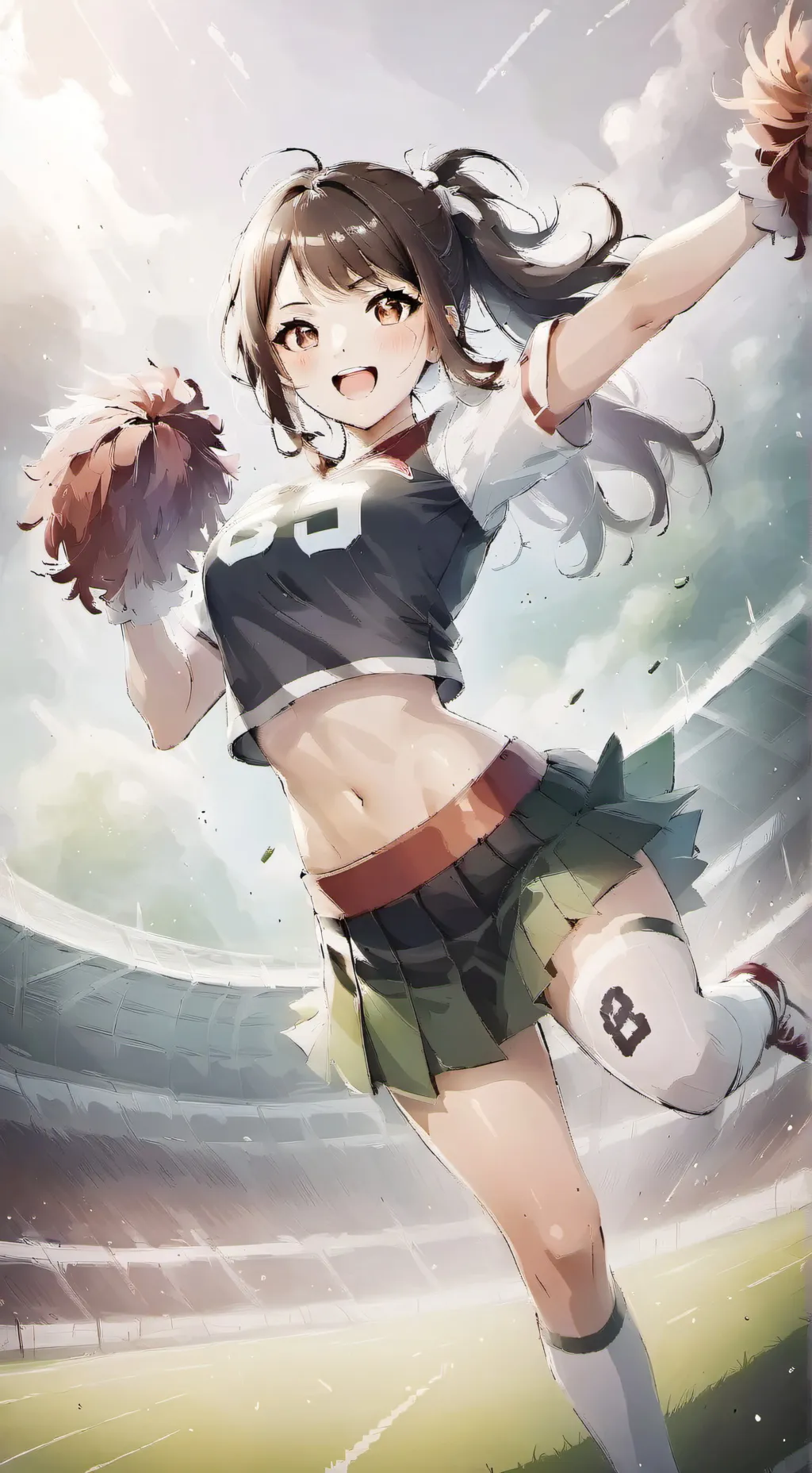 ai character: cheer background