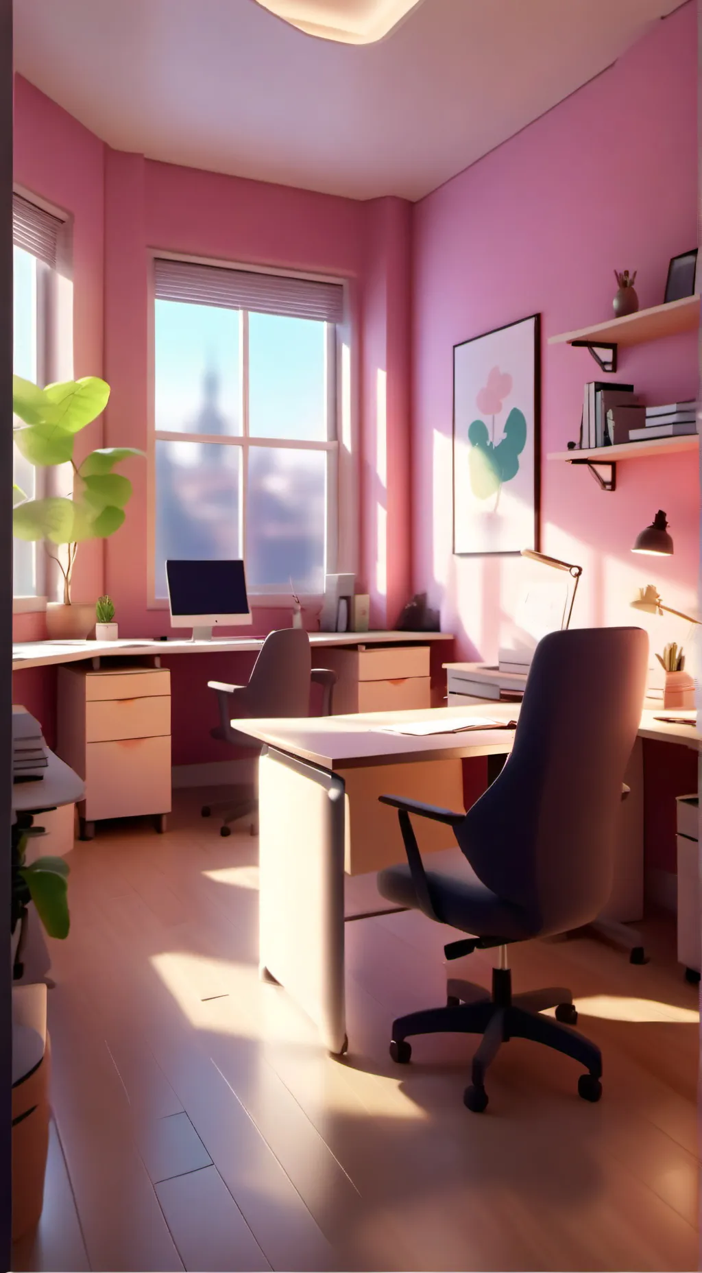 ai character: MHA meeting  background