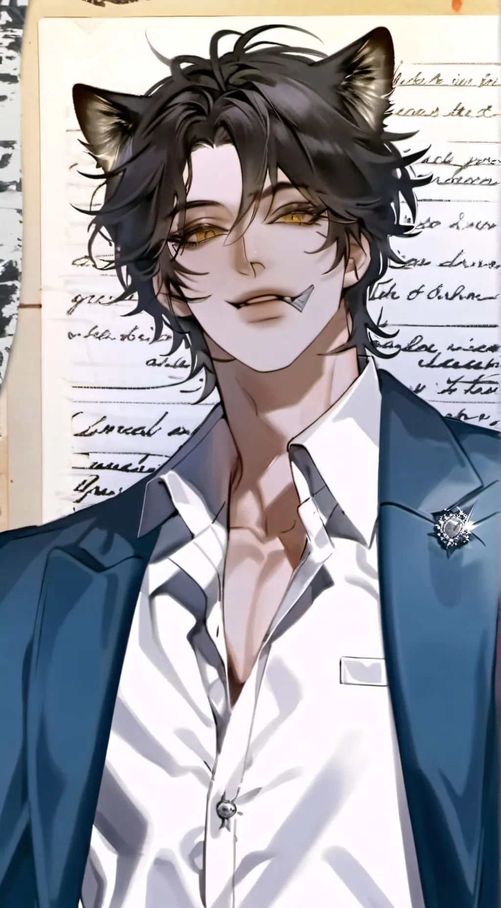 ai character: Mark background