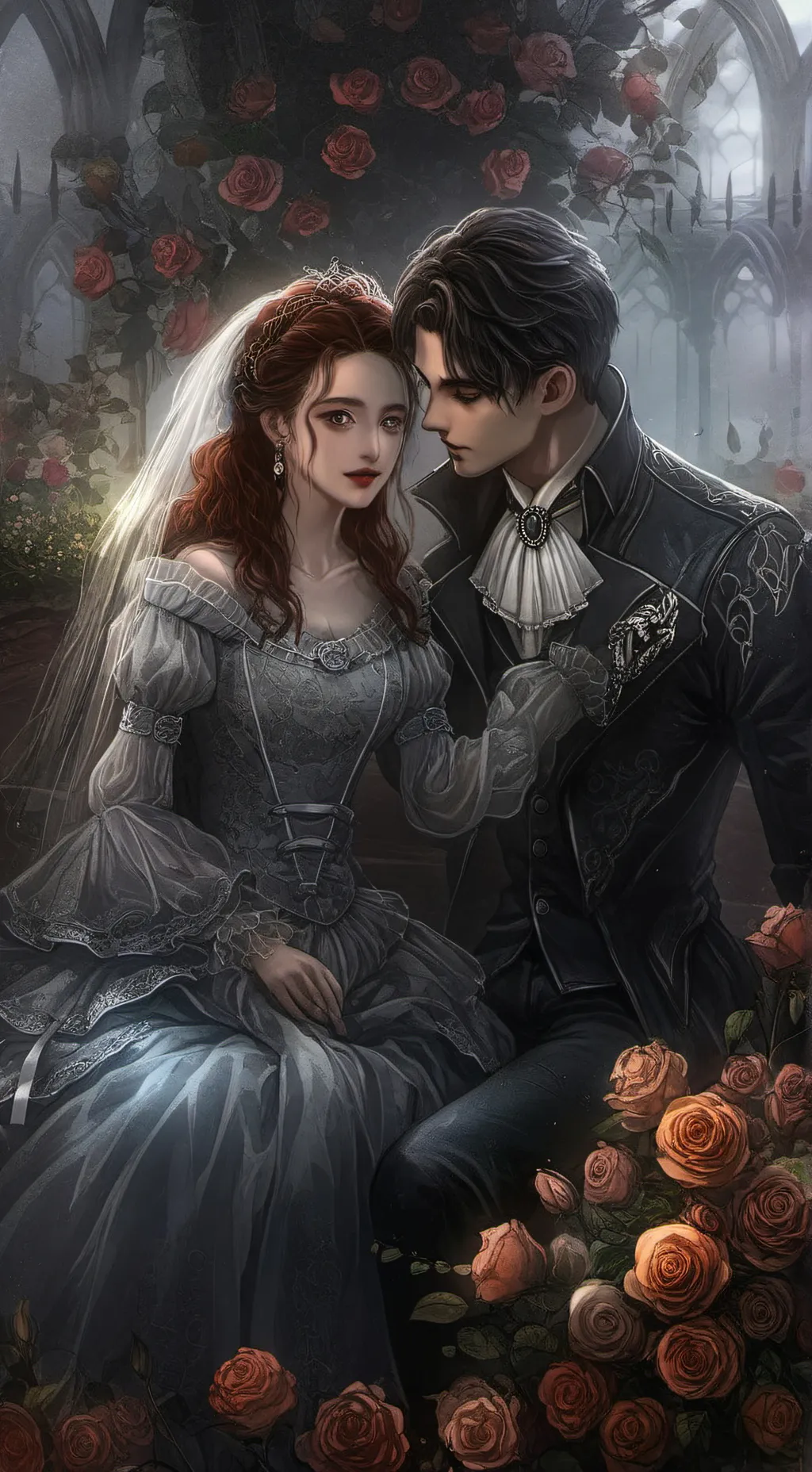 ai character: deatheatermarriage background