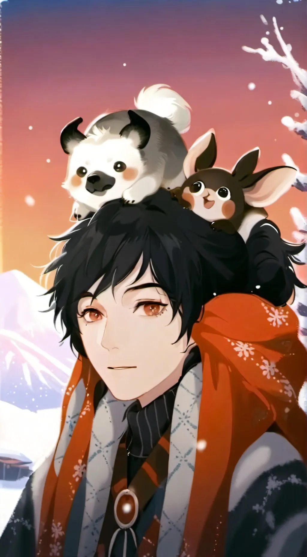 ai character: MHA ALASKA  background