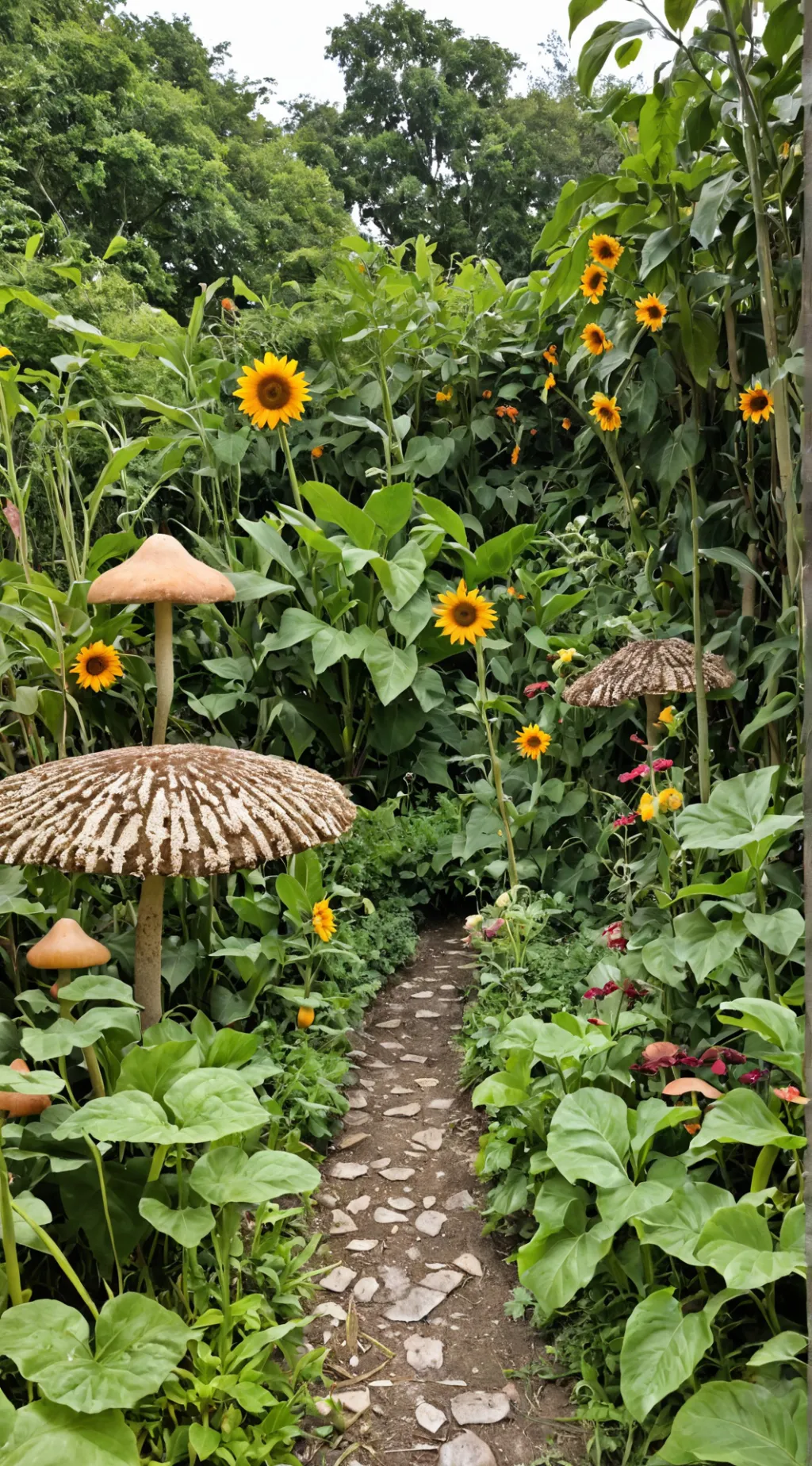 ai character: Grow a garden background