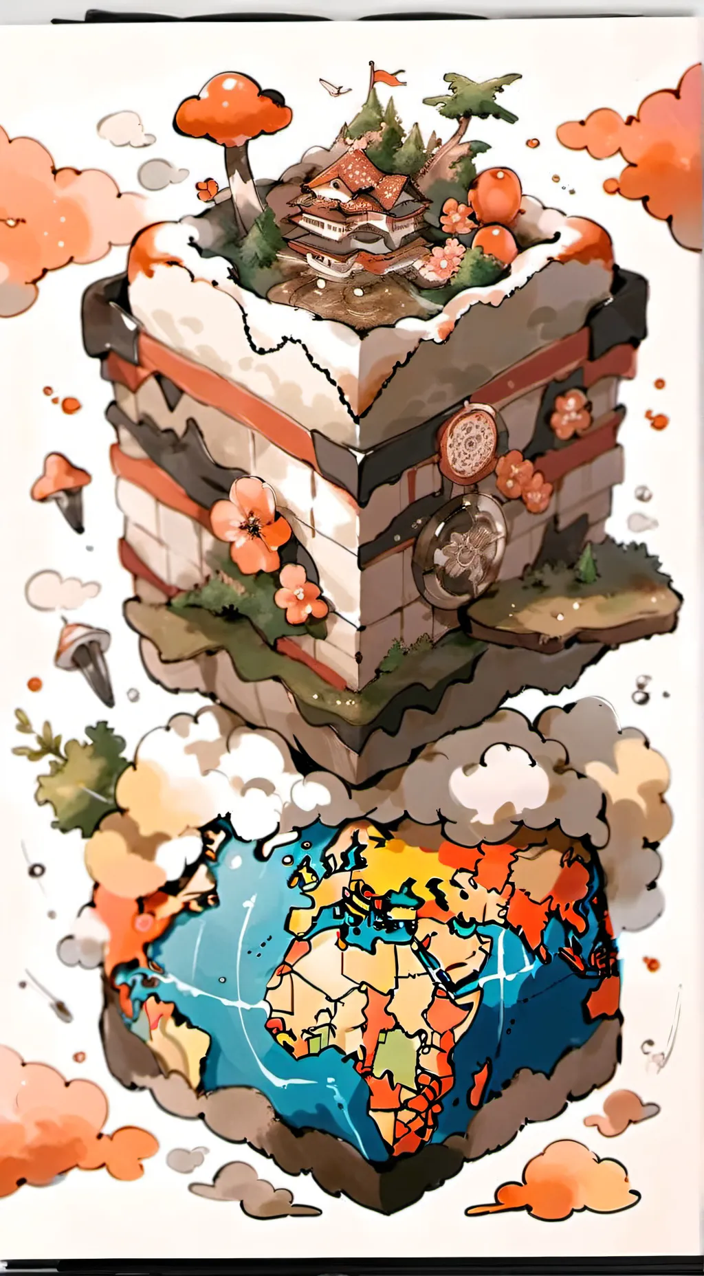 ai character: Minecraft background