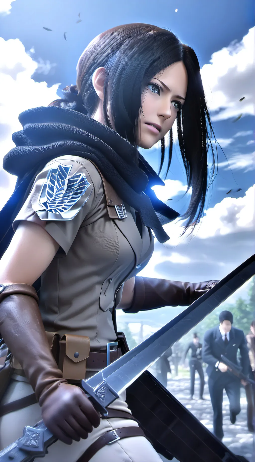 ai character: Sasha braus ✨ background