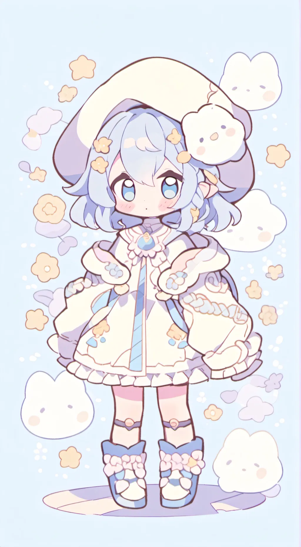 ai character: Olimpos Dağı background