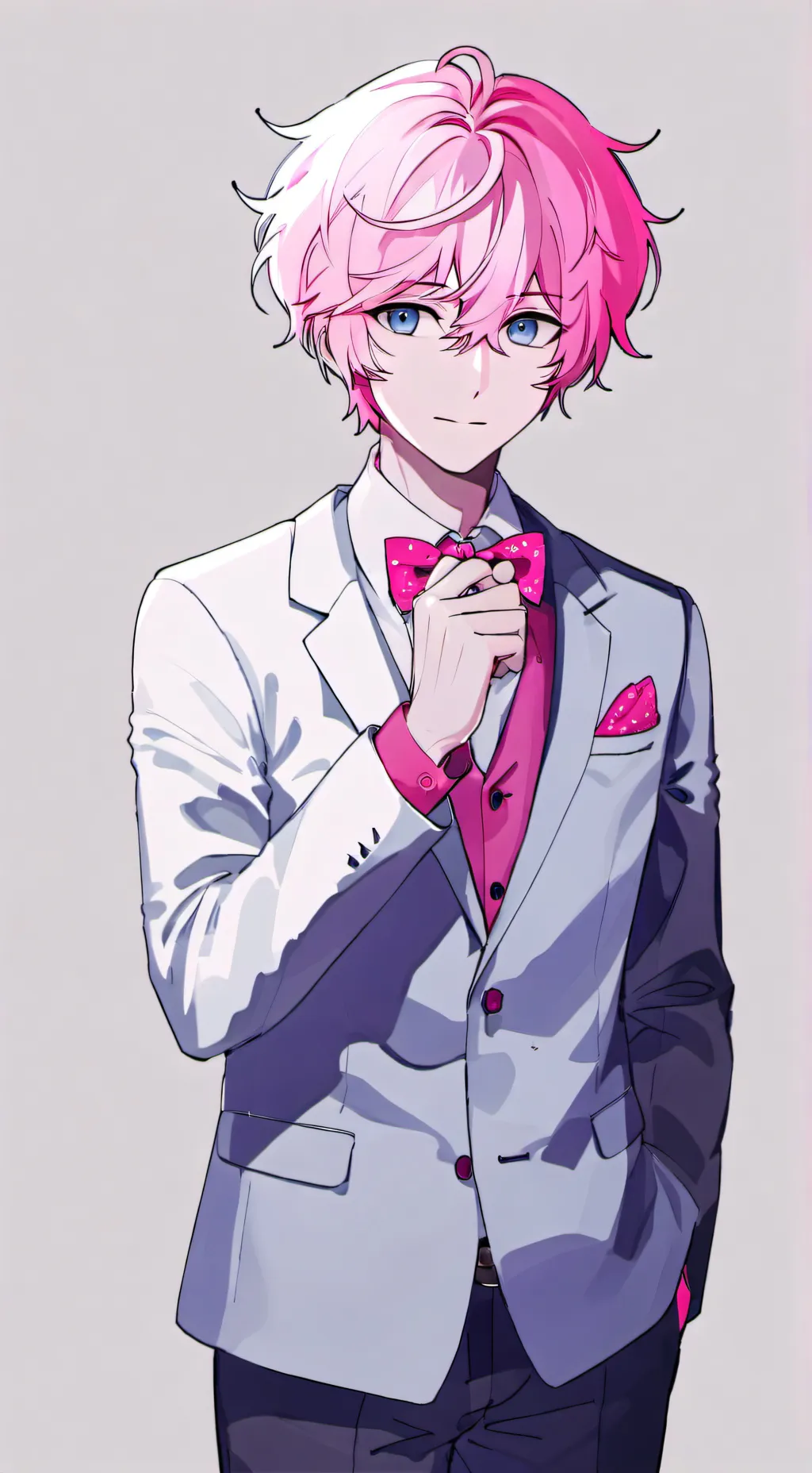 ai character: 🤍🩵Harvey🩷🤍 background