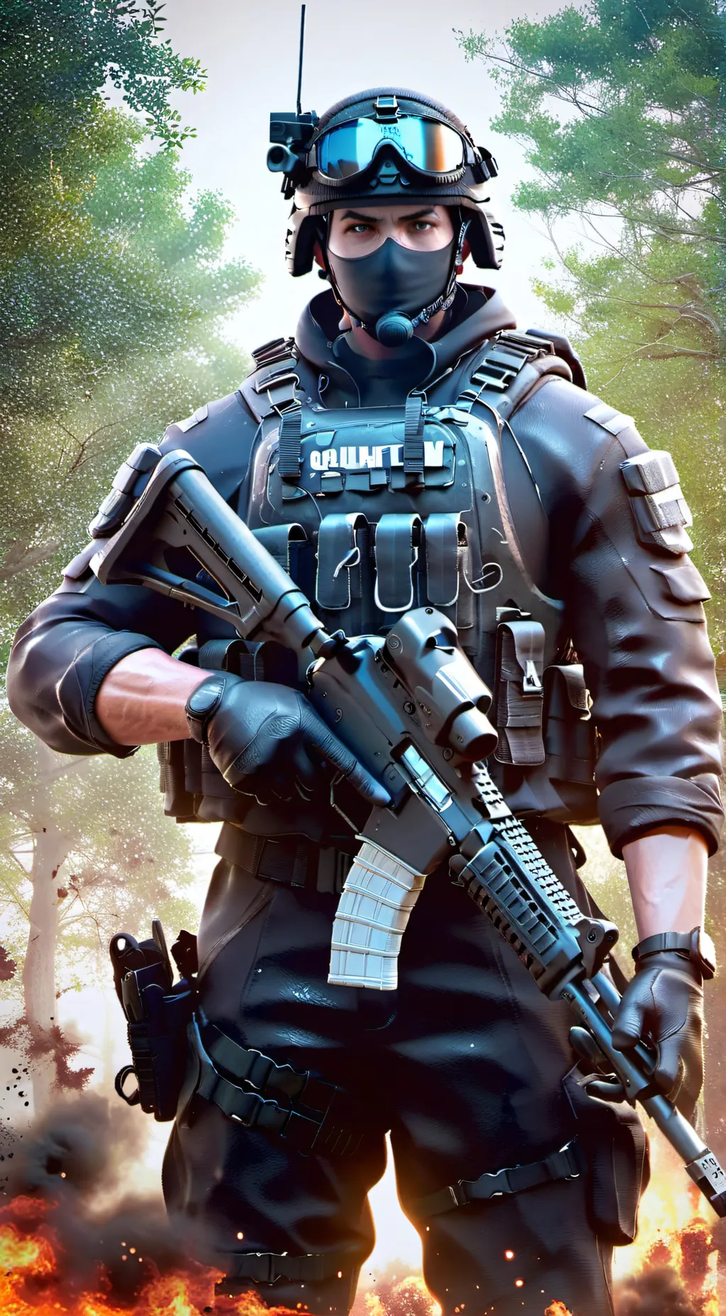 ai character: Call of duty background