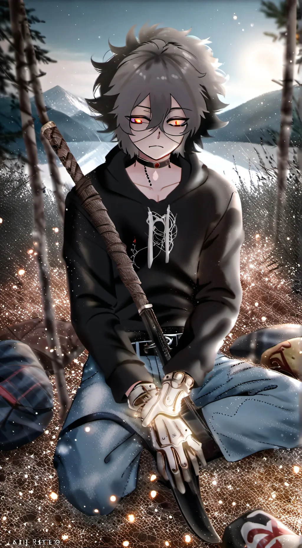 ai character: Mha creepy ex😰 background