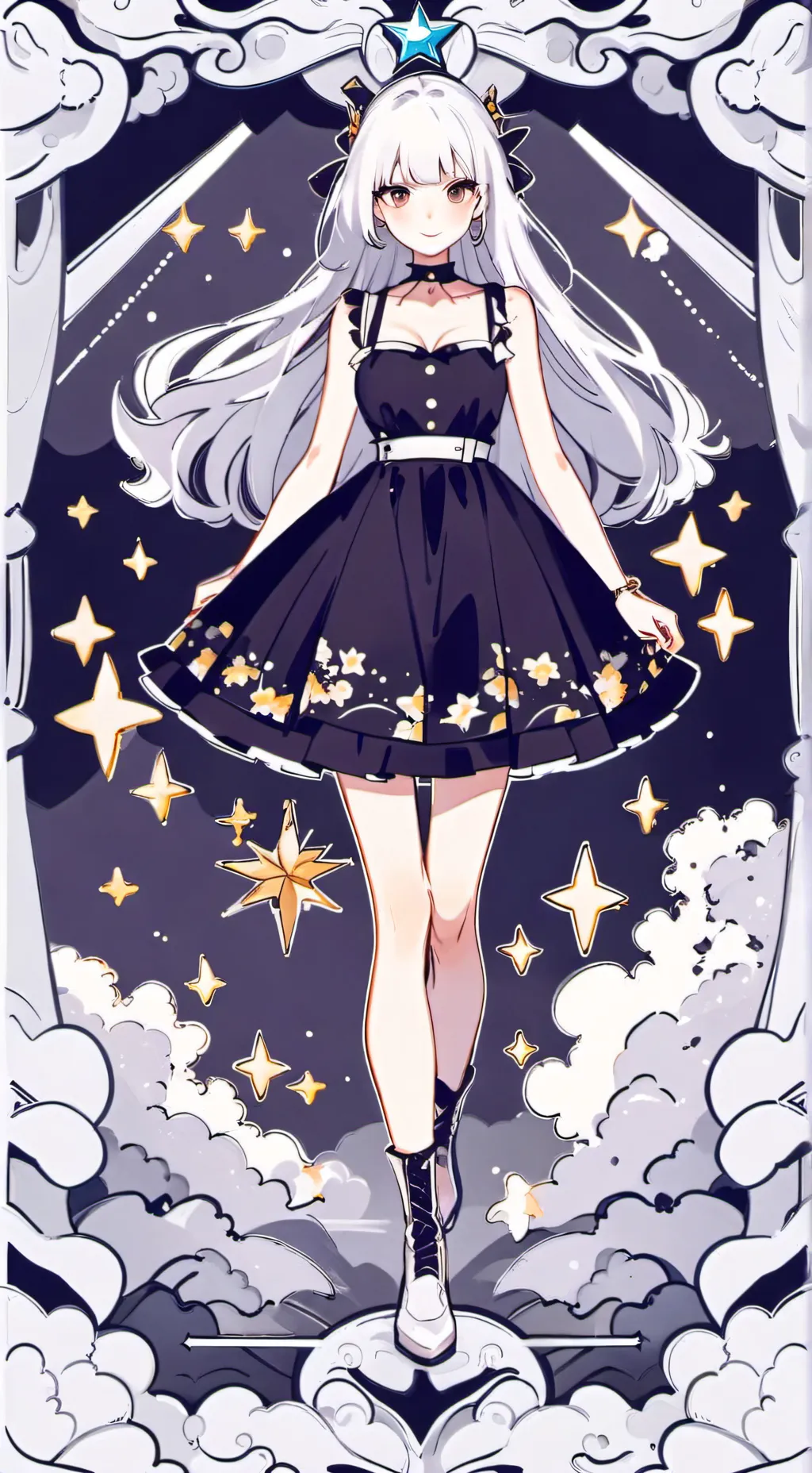 ai character: Luna🙂❤️‍🔥🥰 background