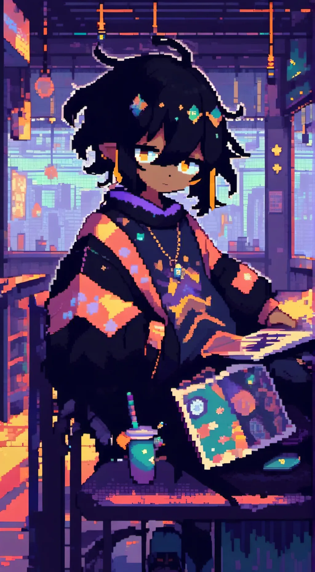 ai character: EFS background