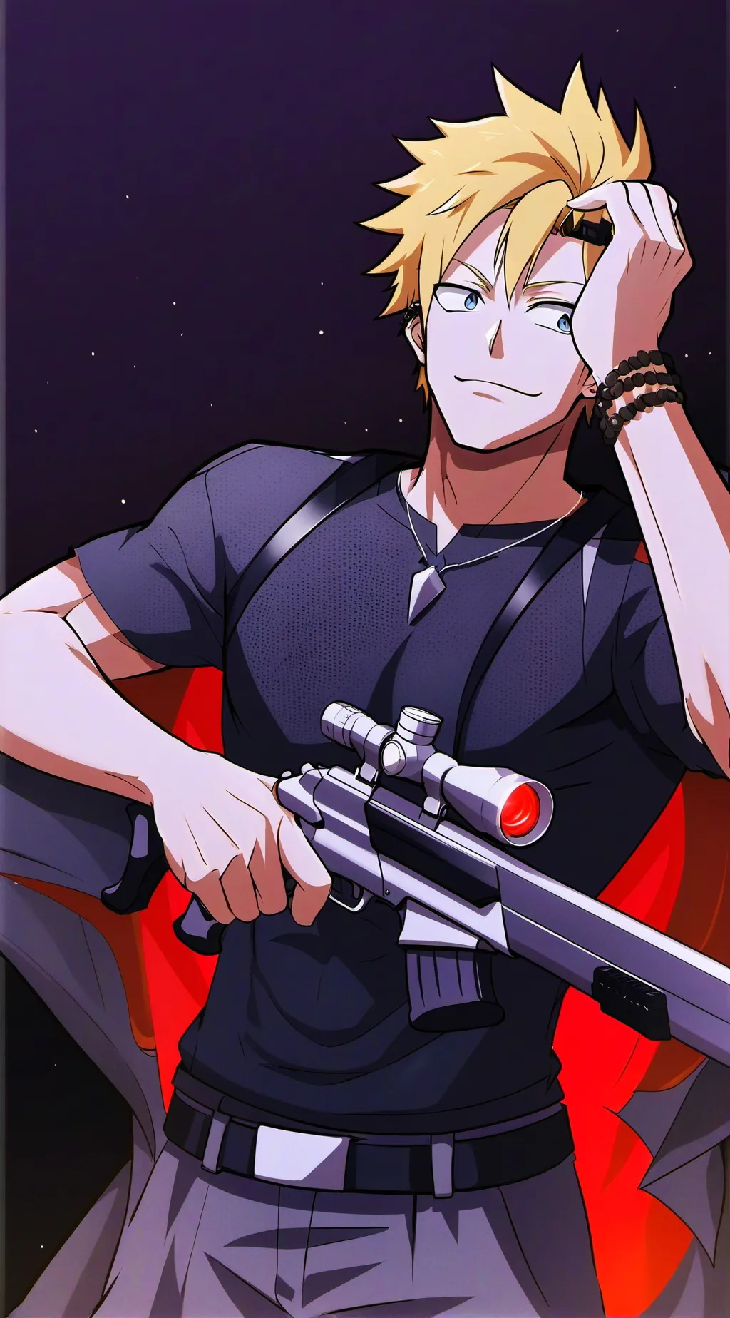 ai character: denki sniper background