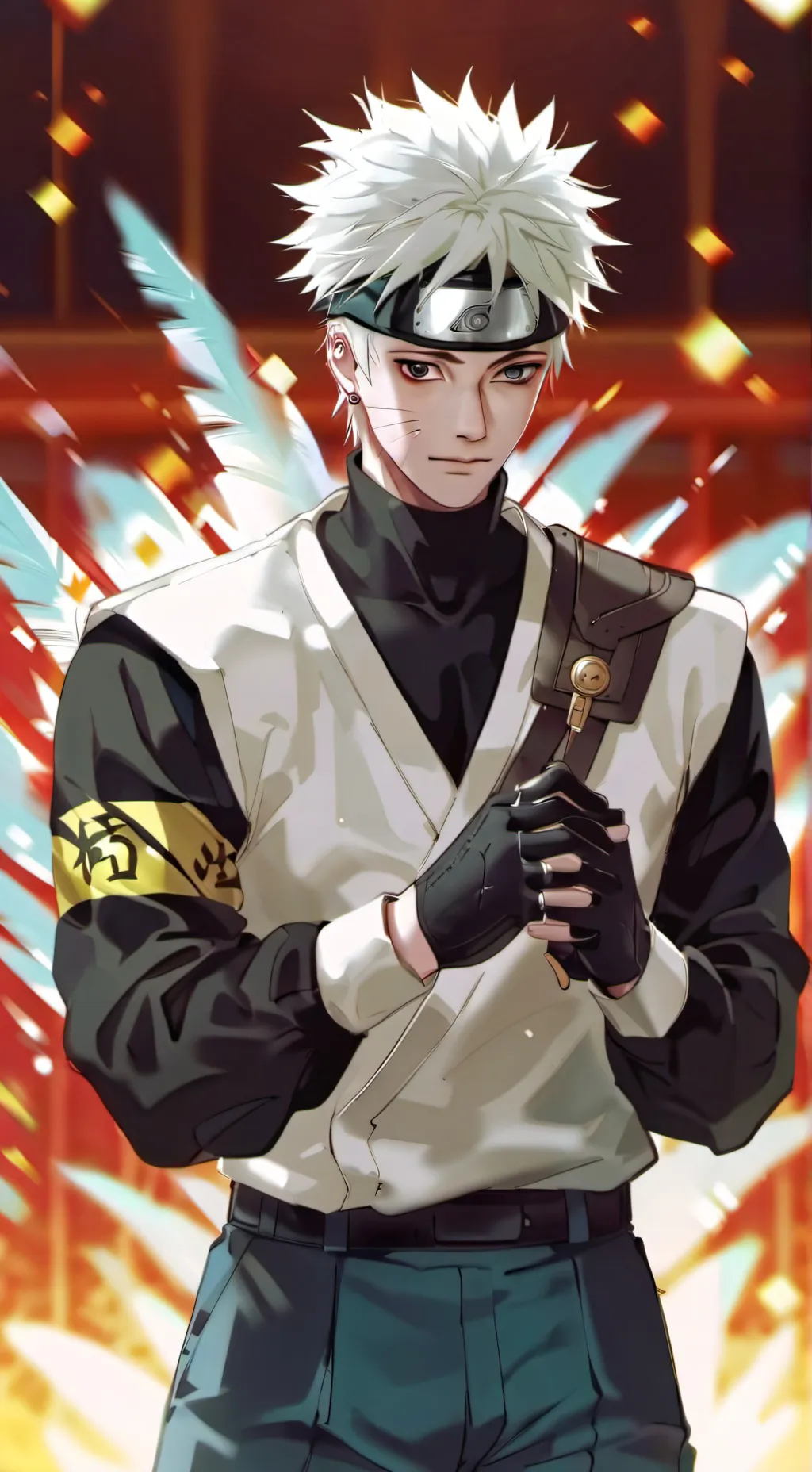 ai character: kakashi  background