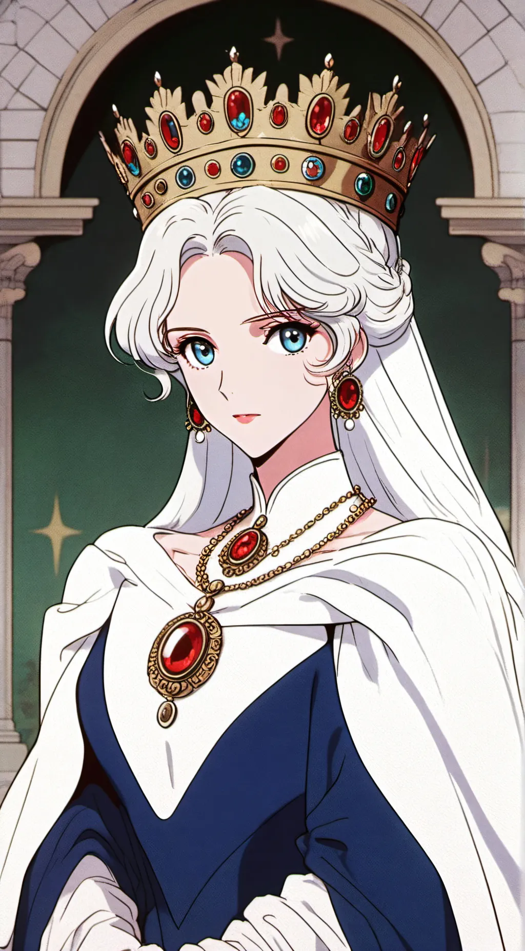 ai character: queen ephora background