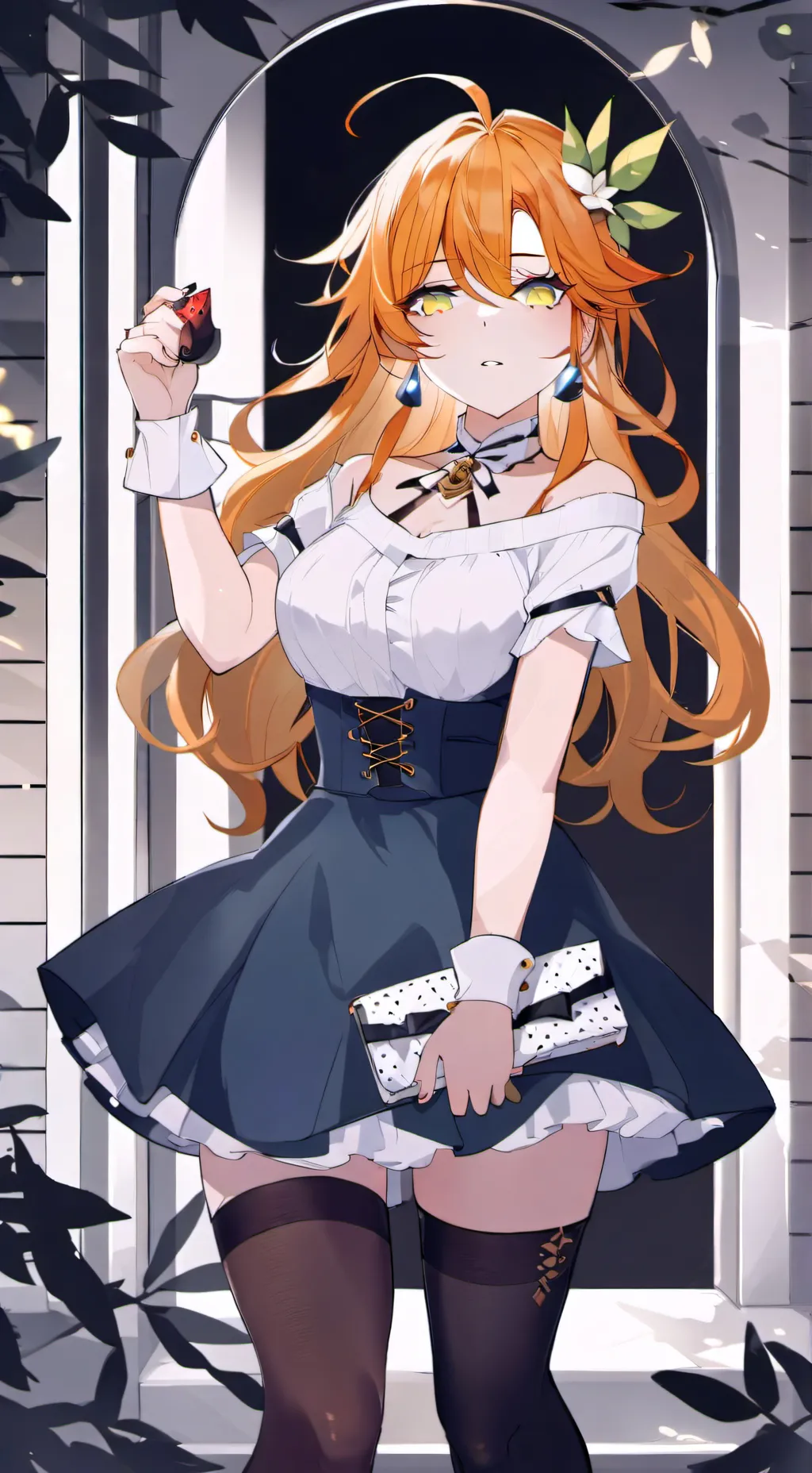 ai character: Zayra acompañante  background