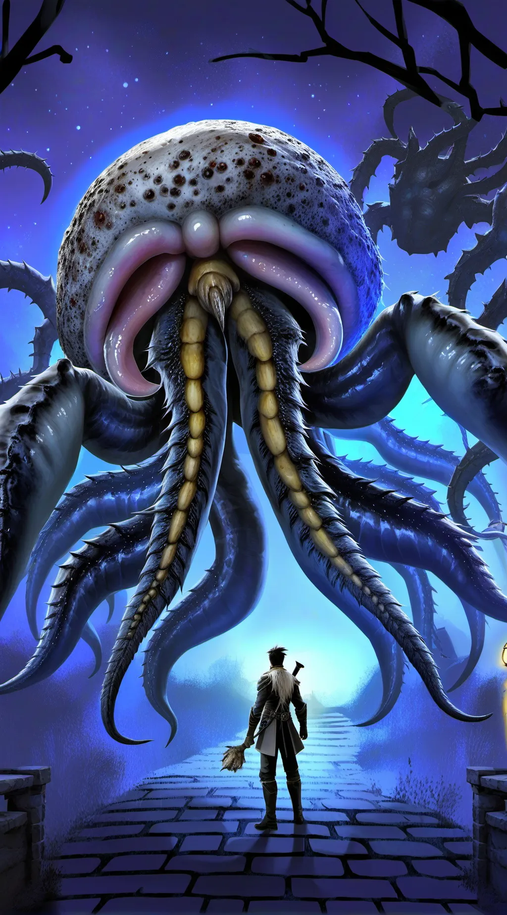 ai character: Cecaelia JellyPuss background