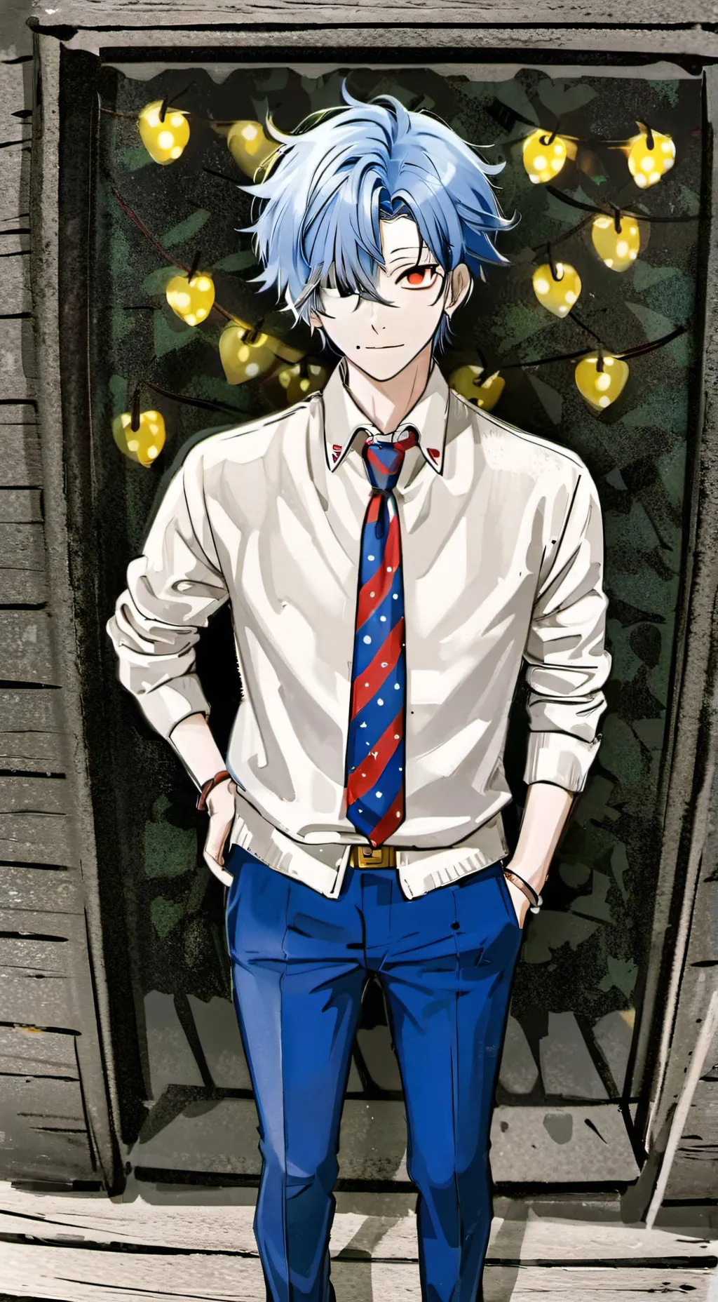 ai character: wally! :3 background