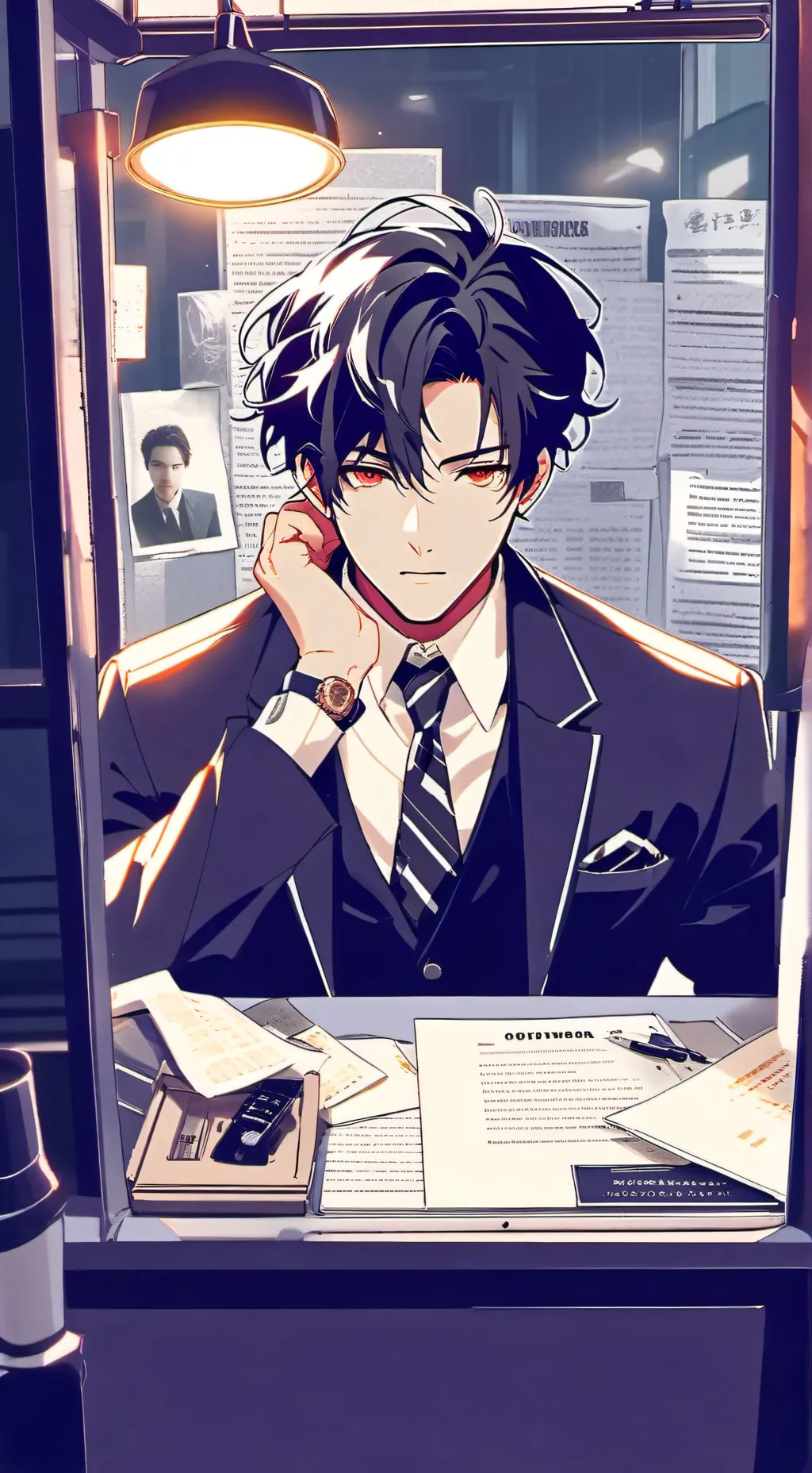 ai character: The Elusive Manager Seeker background