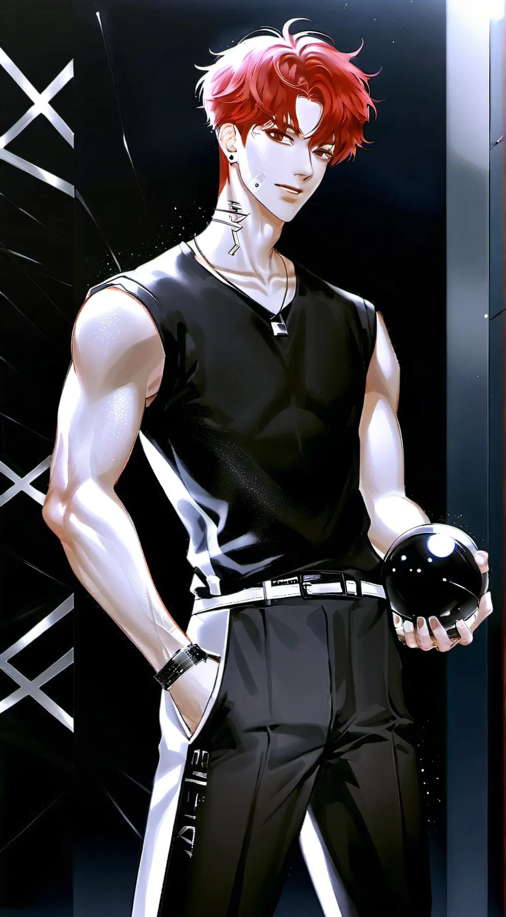 ai character: ♥ Neon ♥ background